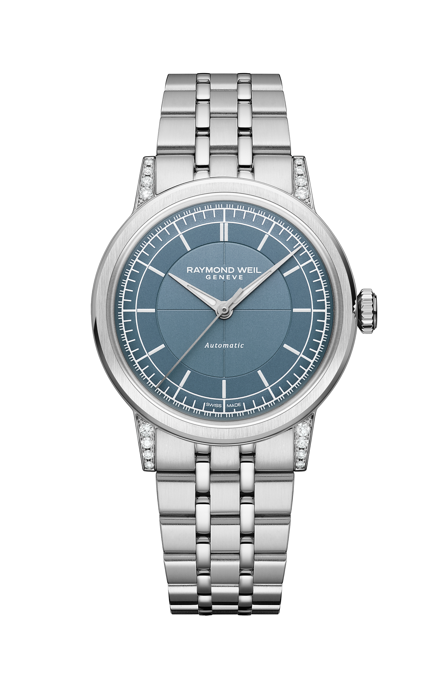 Millesime Automatic Central Seconds Diamonds Watch, 35 mm