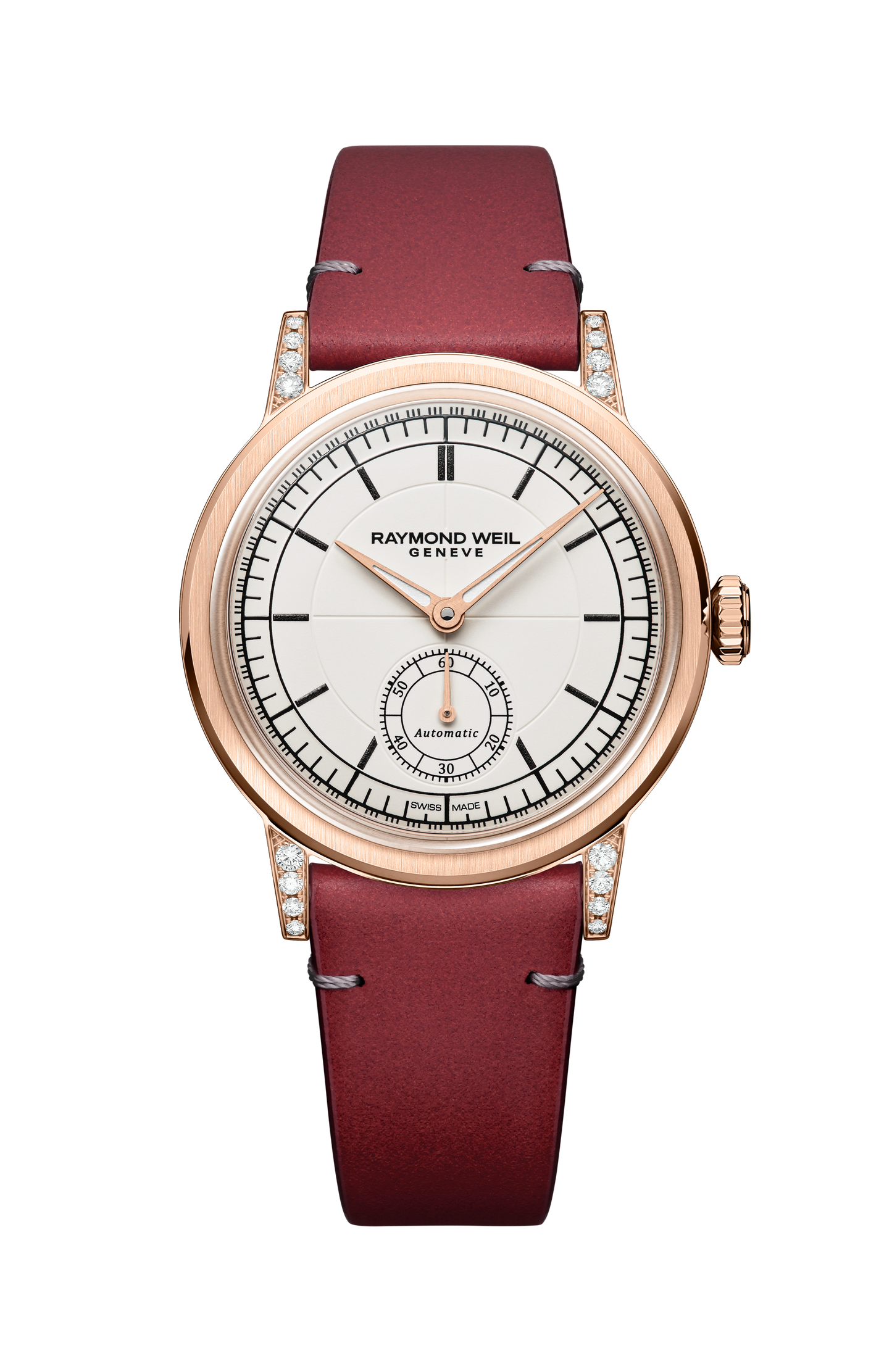 Millesime Automatic Small Seconds Diamonds Watch, 35mm