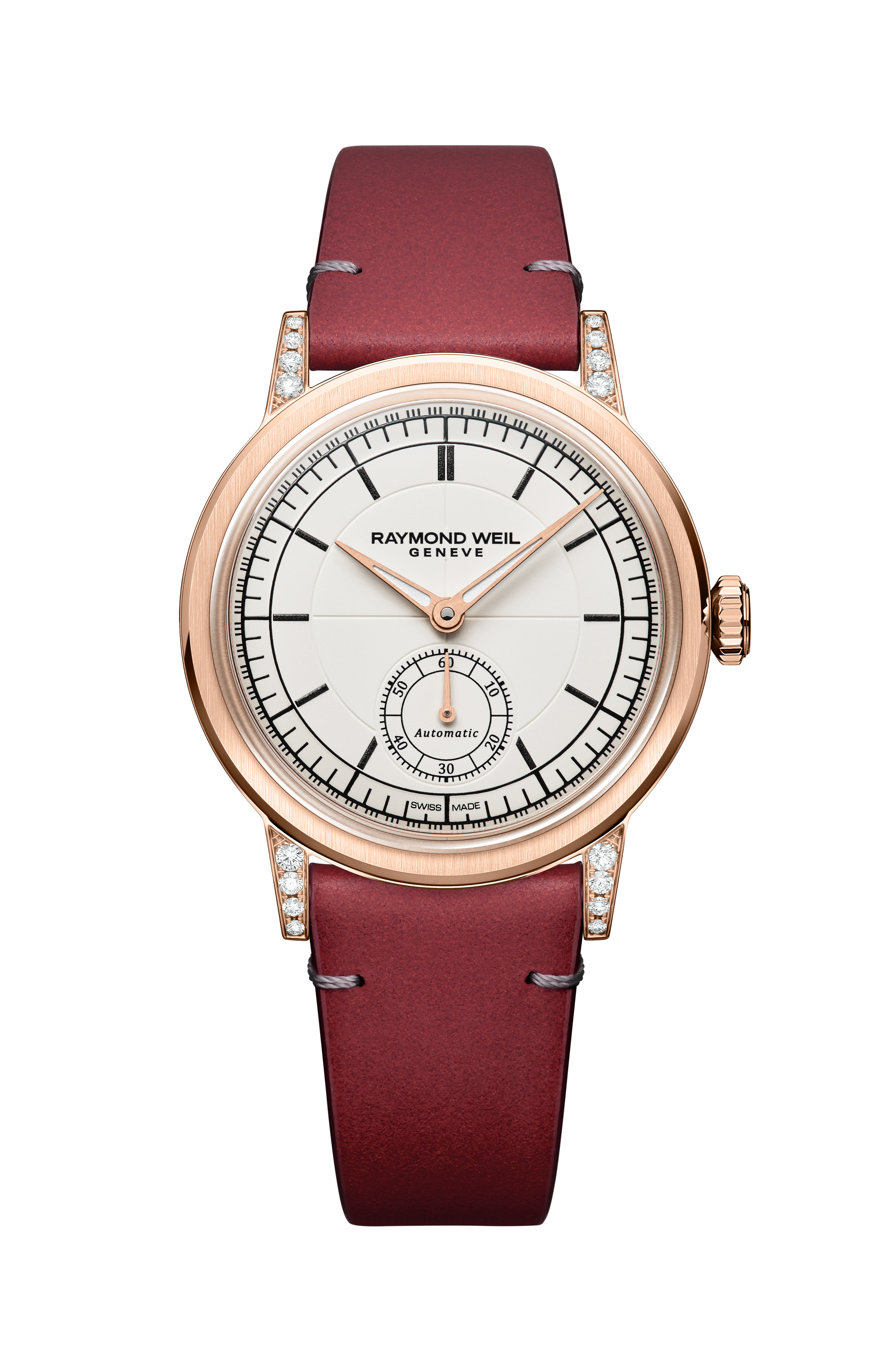 Millesime Automatic Small Seconds Diamonds Watch, 35mm