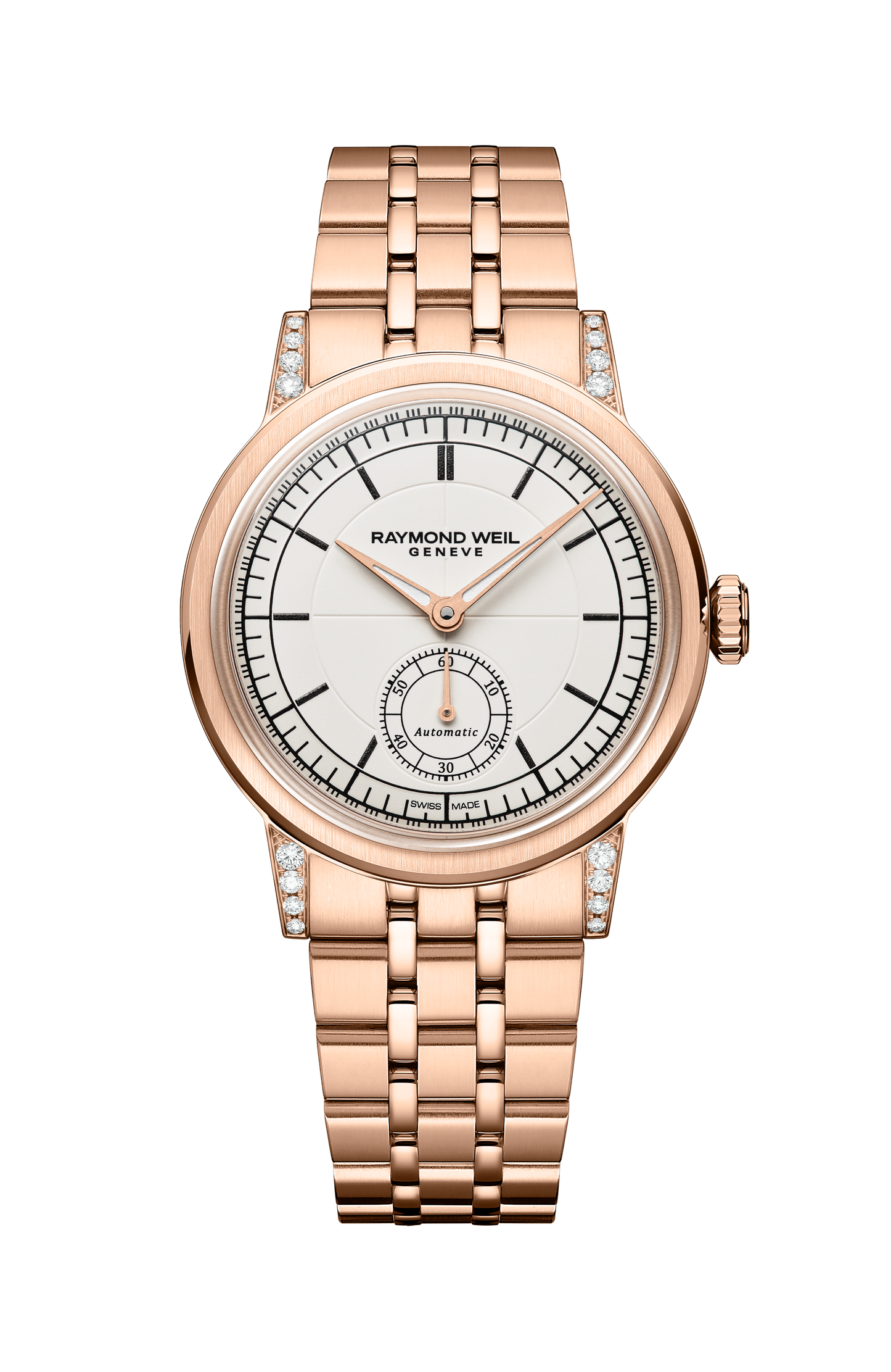 Millesime Automatic Small Seconds Diamonds Watch, 35mm