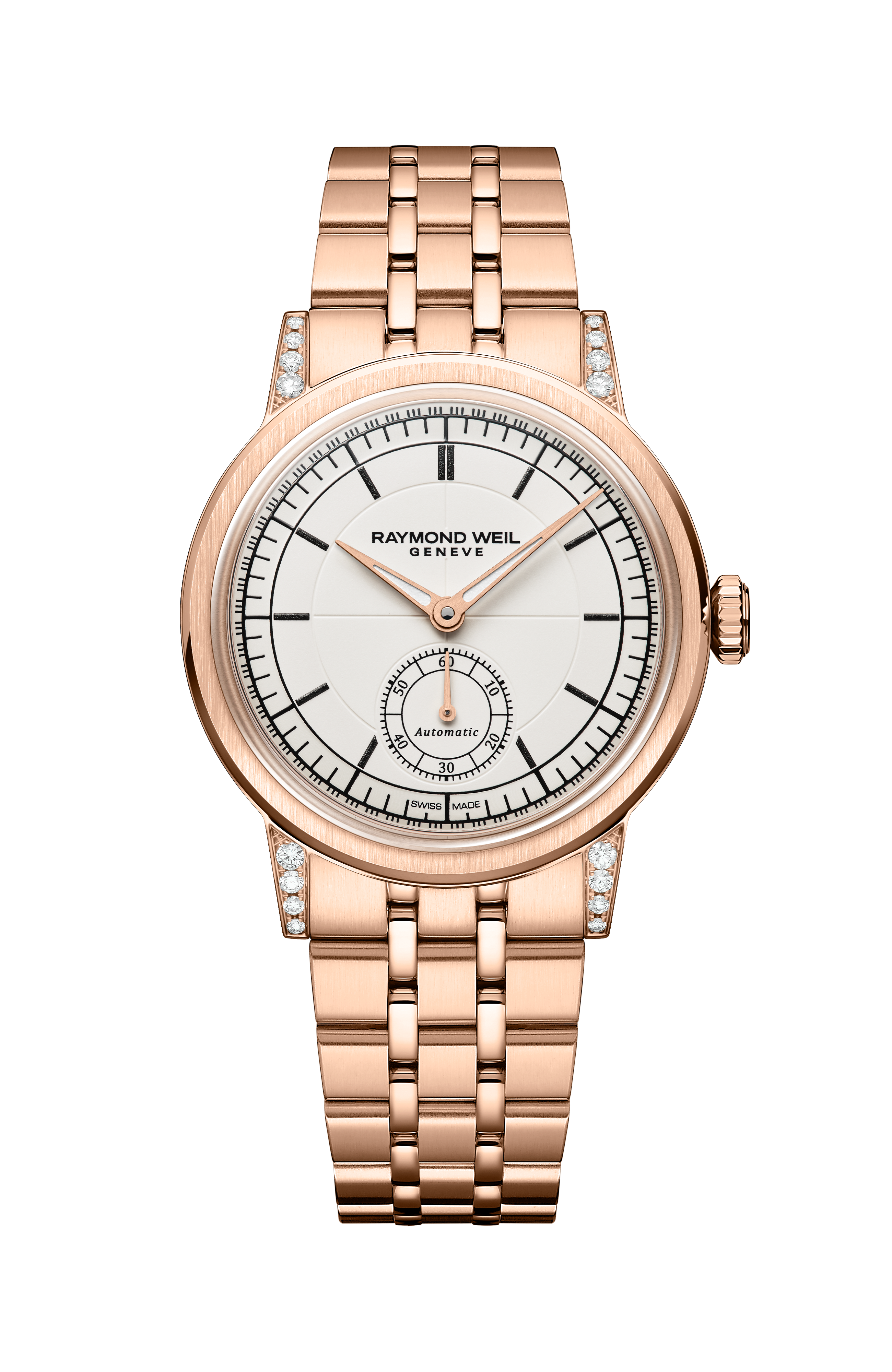 Millesime Automatic Small Seconds Diamonds Watch, 35mm