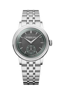 Millesime Automatic Small Seconds Menthol Minute Track Bracelet Watch, 35mm