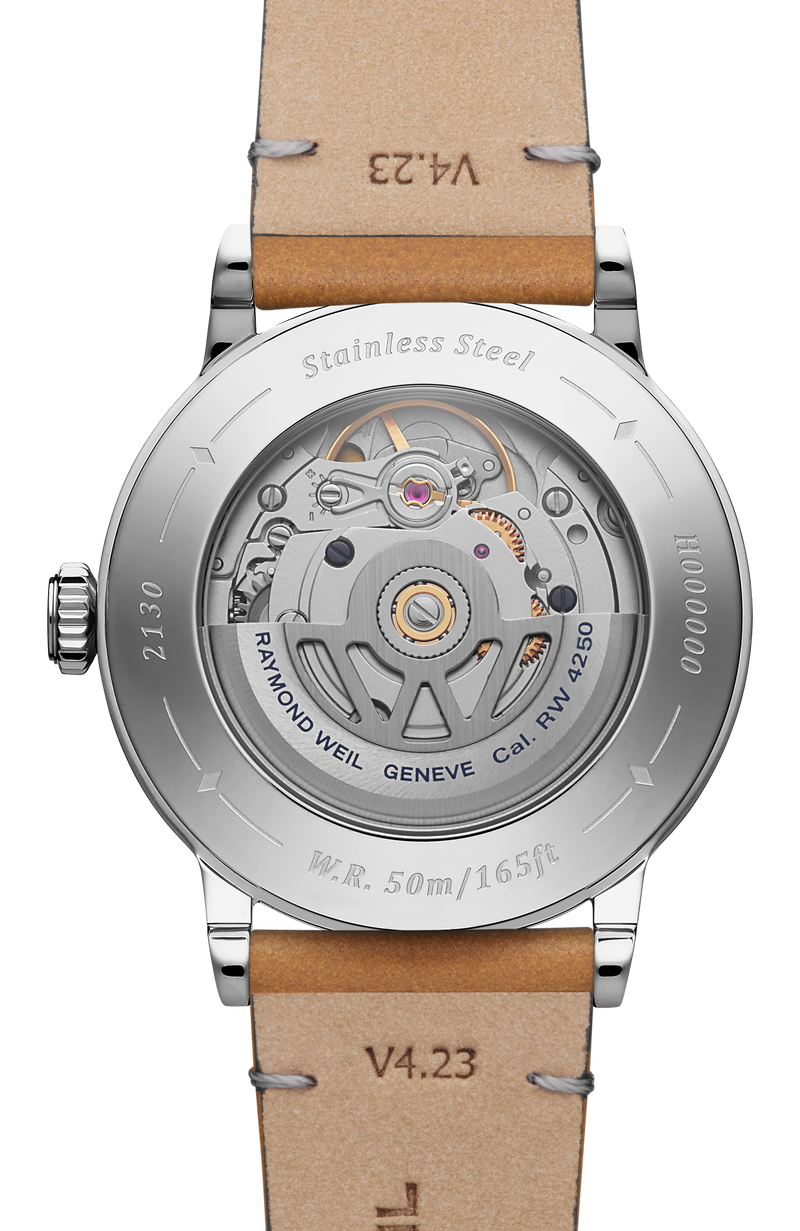 Montre Millesime automatique petite seconde cadran sectoriel anthracite, 35 mm