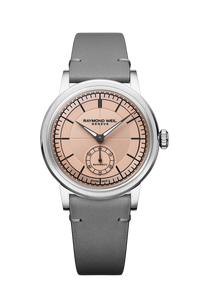 Millesime Automatic Small Seconds Salmon Dial Watch, 35mm