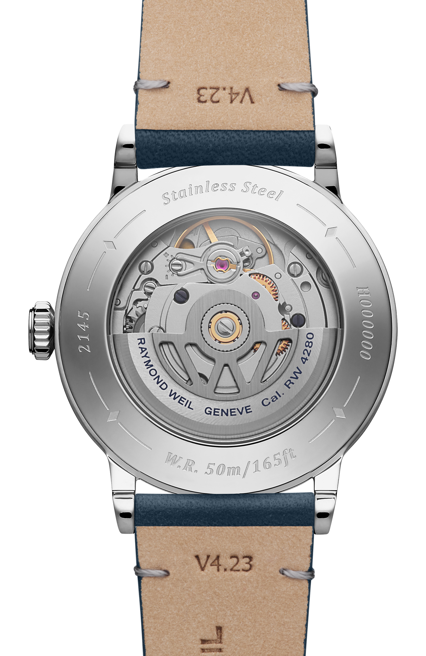Millesime Automatic Moon Phase Denim Blue Dial Watch, 35 mm