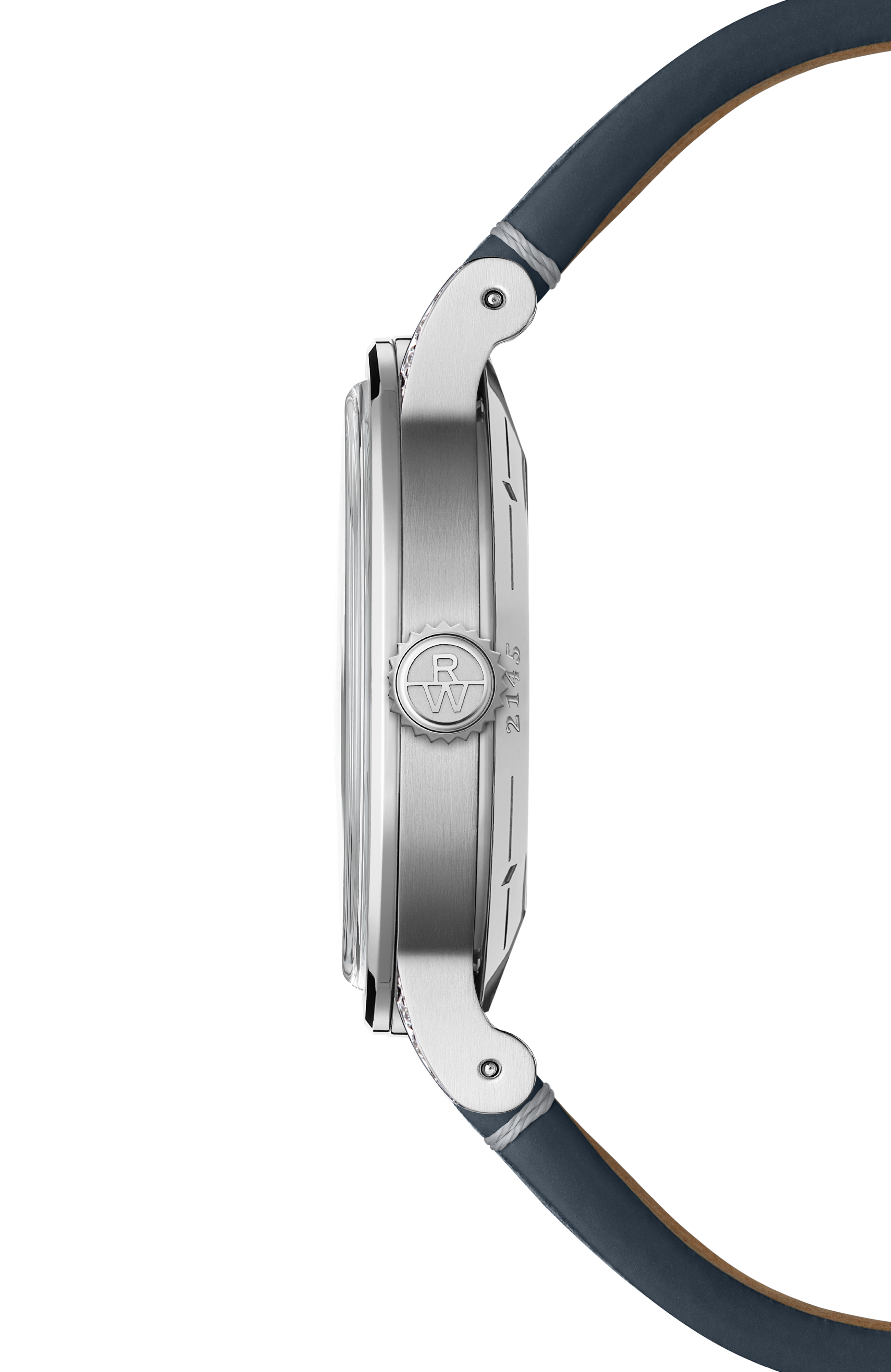 Millesime Automatic Moon Phase Denim Blue Dial Watch, 35 mm