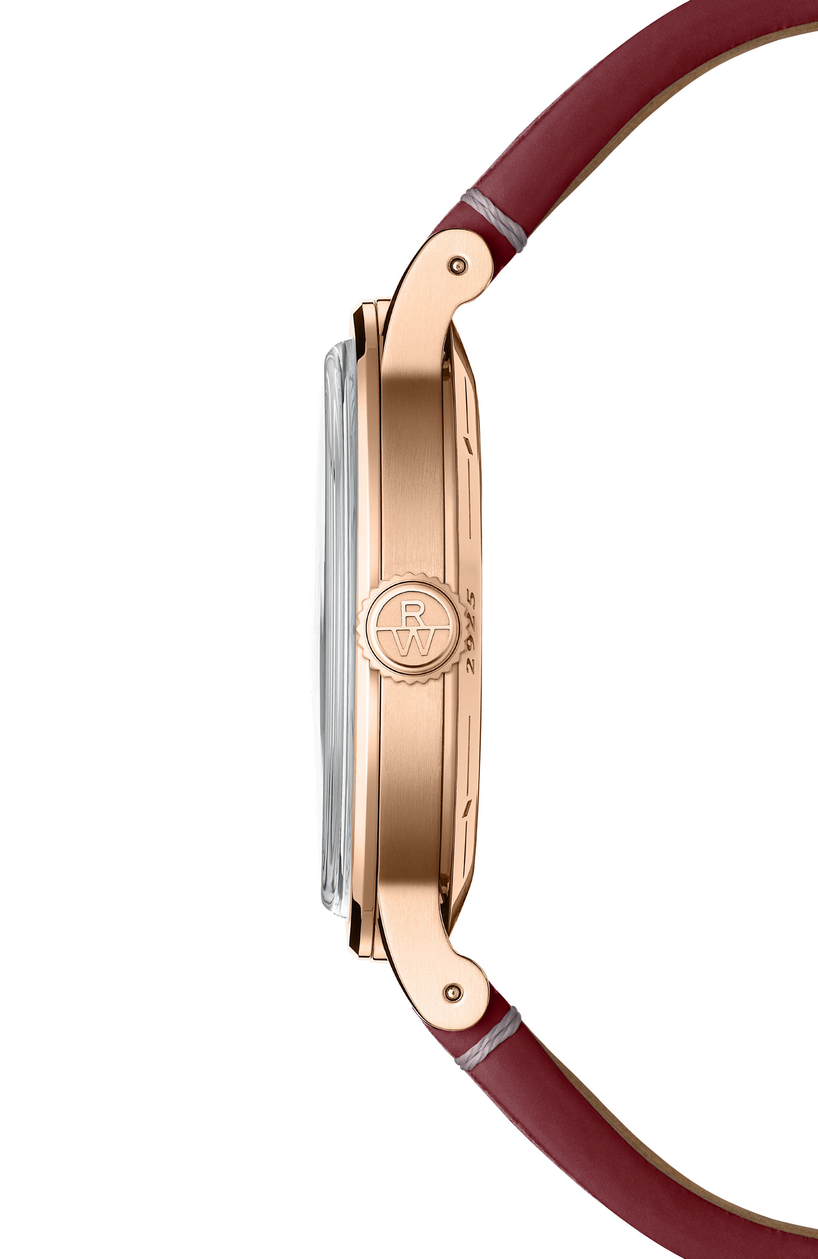 Millesime Automatic Central Seconds Red Grape Dial Watch, 39 mm