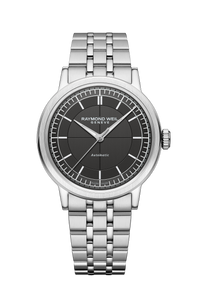 Millesime Men's Automatic Anthracite Sector Dial Bracelet Watch, 39mm