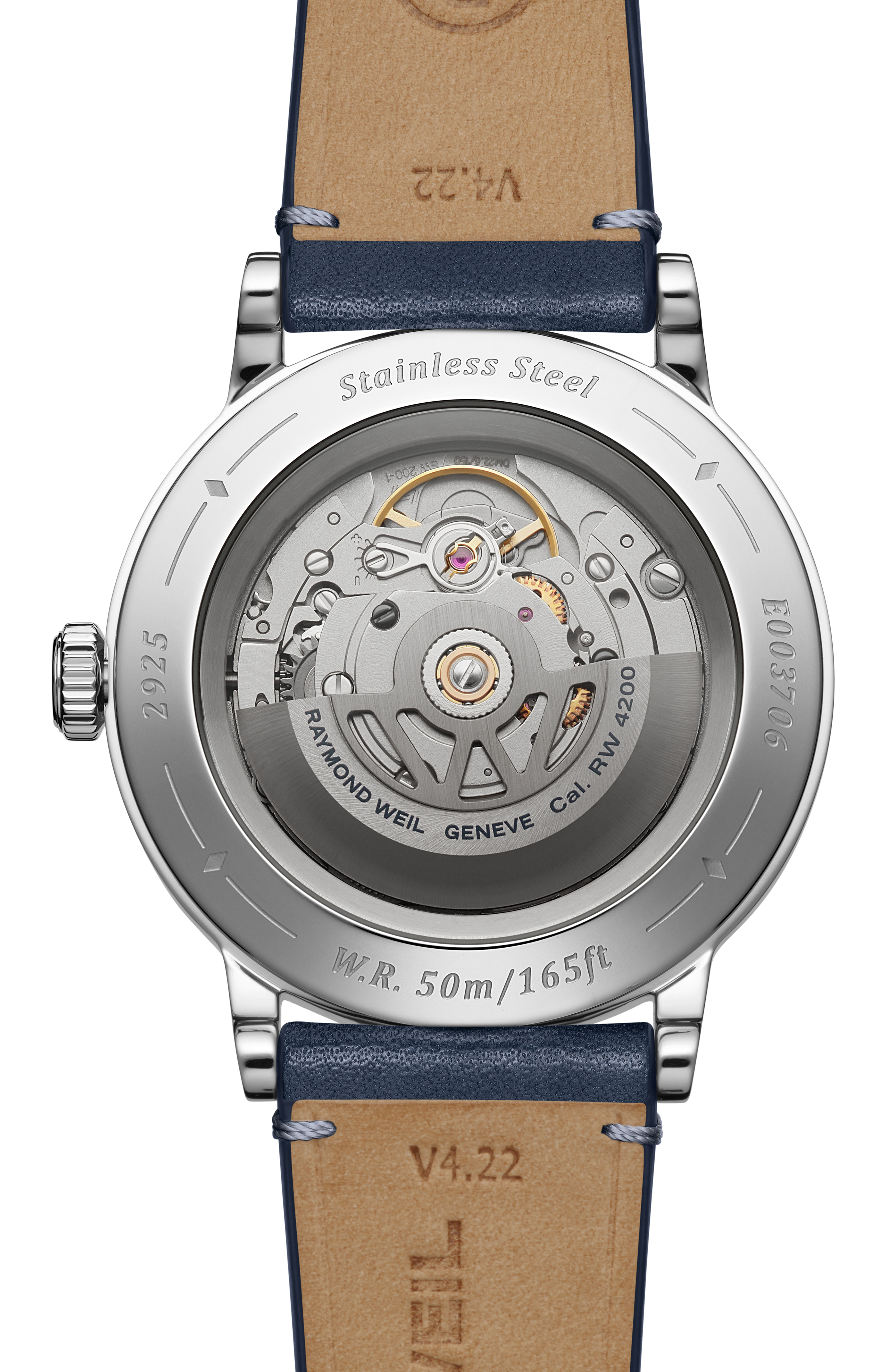 Millesime Men's Automatic Blue Leather Strap Watch, 39 mm
