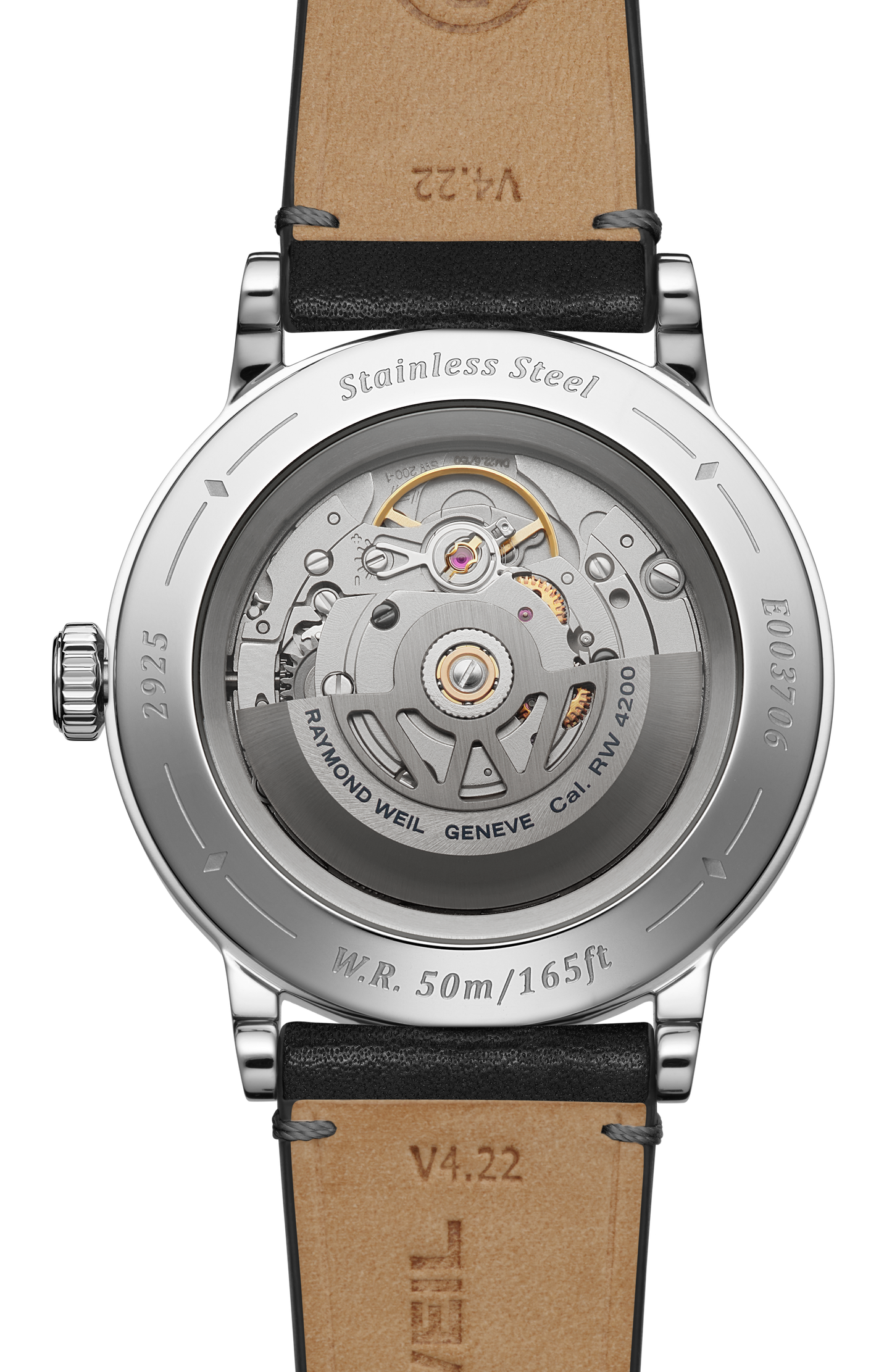 Millesime Men's Automatic Black Leather Strap Watch, 39 mm