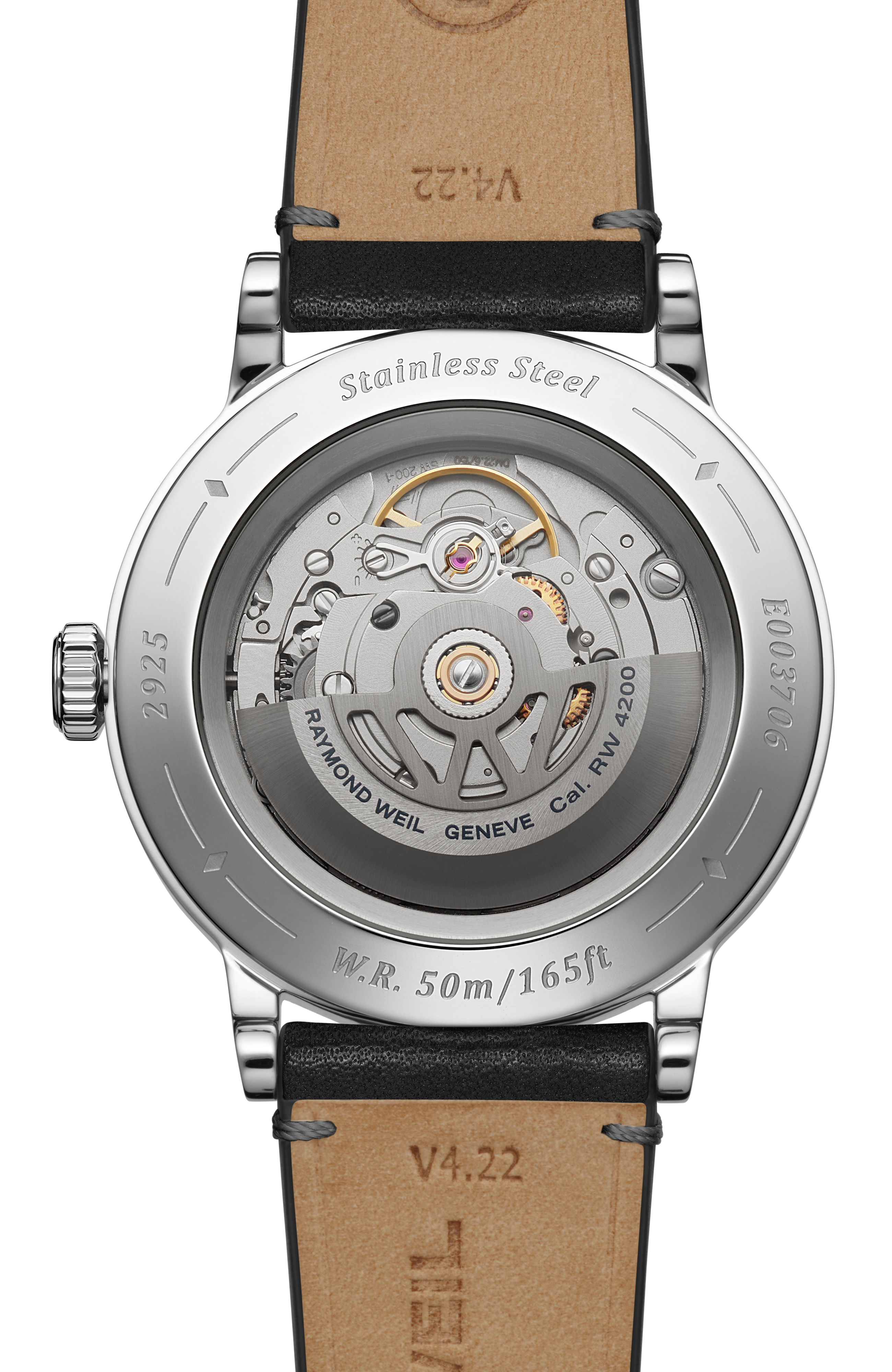 Millesime Men's Automatic Black Leather Strap Watch, 39 mm