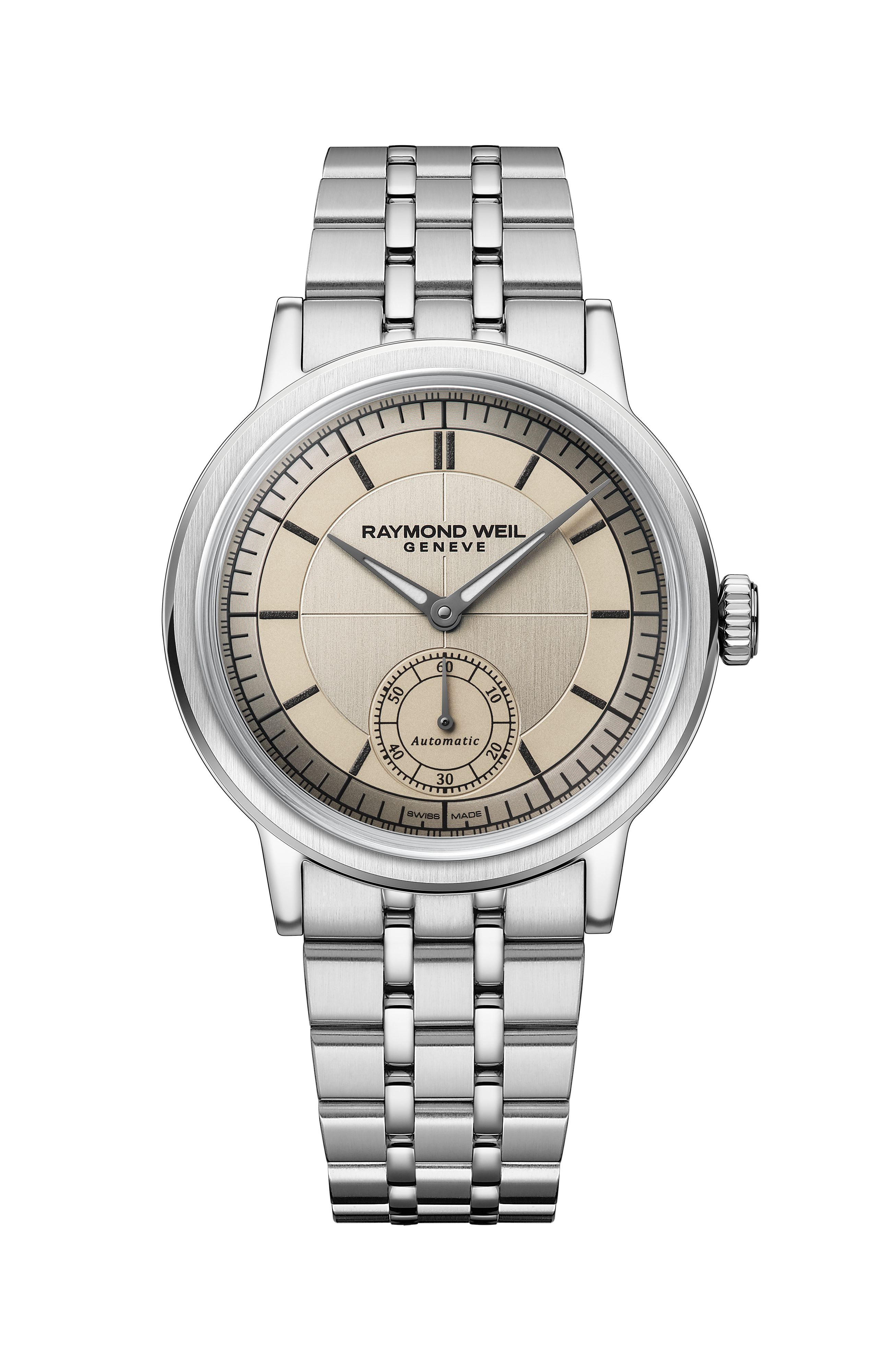 Millesime Men's Automatic Small Seconds Champagne Dial Bracelet Watch, 39mm