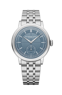 Millesime Men's Automatic Small Seconds Denim Blue Dial Bracelet Watch, 39mm