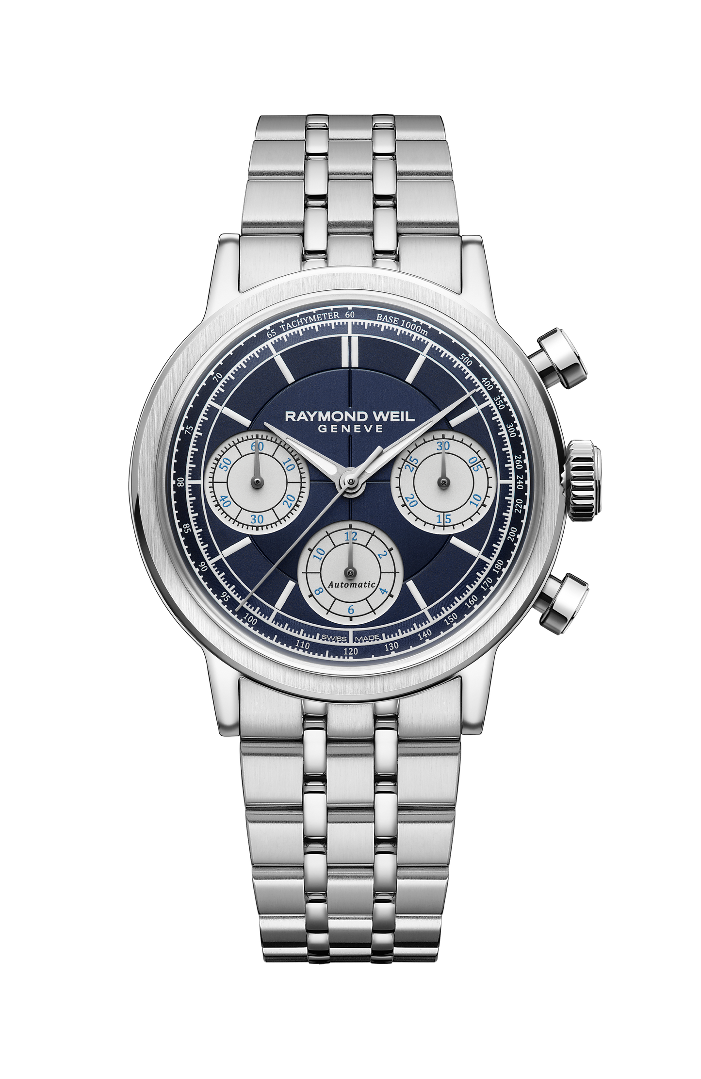 Millesime Automatic Chronograph Midnight Blue Dial Watch, 39 mm