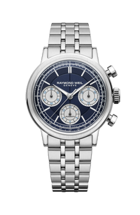 Millesime Automatic Chronograph Midnight Blue Dial Watch, 39 mm