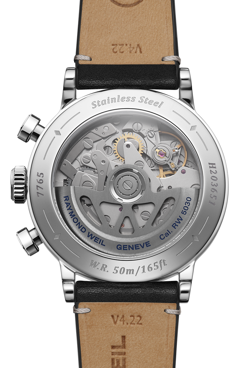 Millesime Automatic Chronograph Black Dial Watch, 39 mm