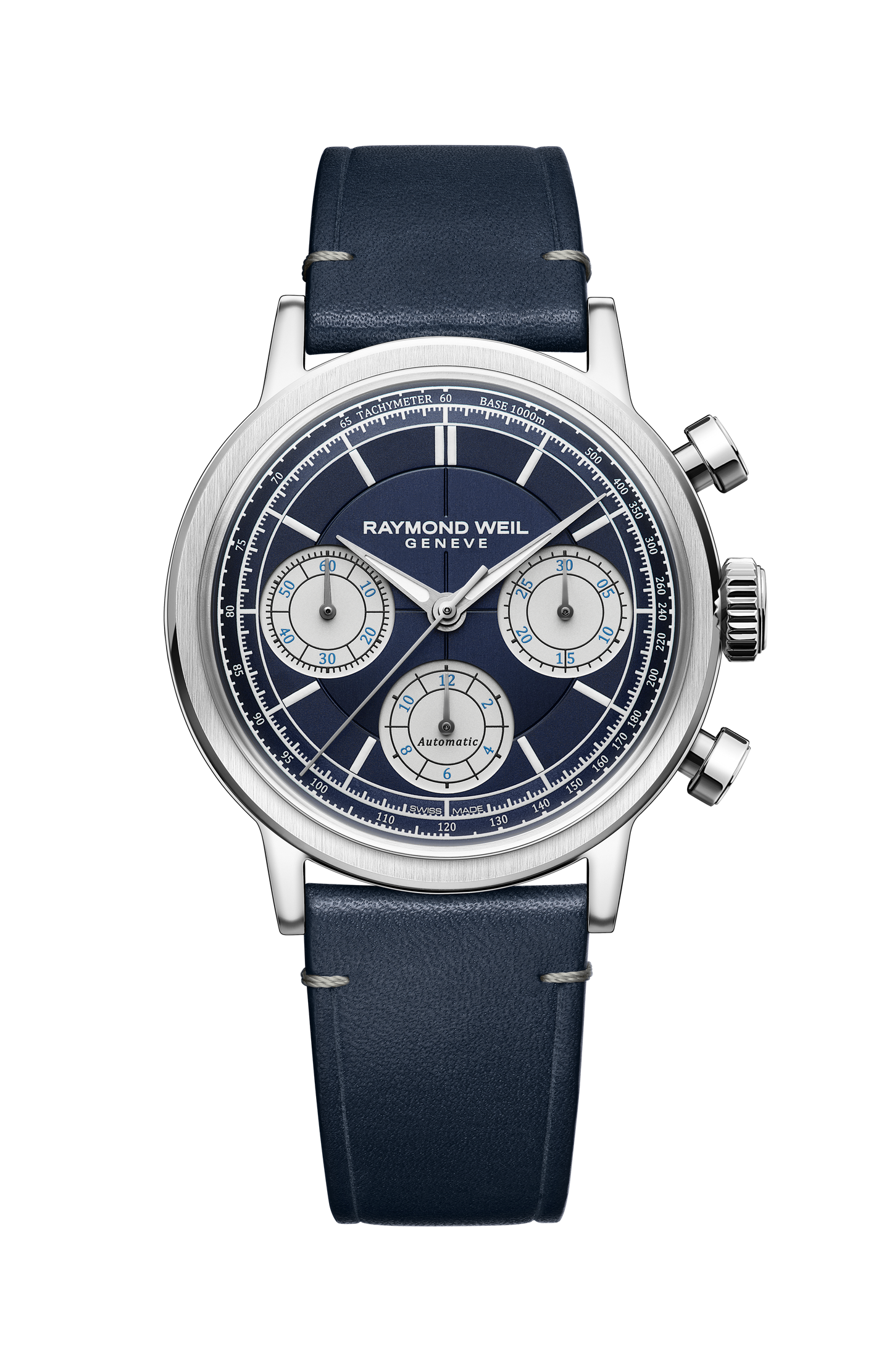 Millesime Automatic Chronograph Midnight Blue Dial Watch, 39 mm