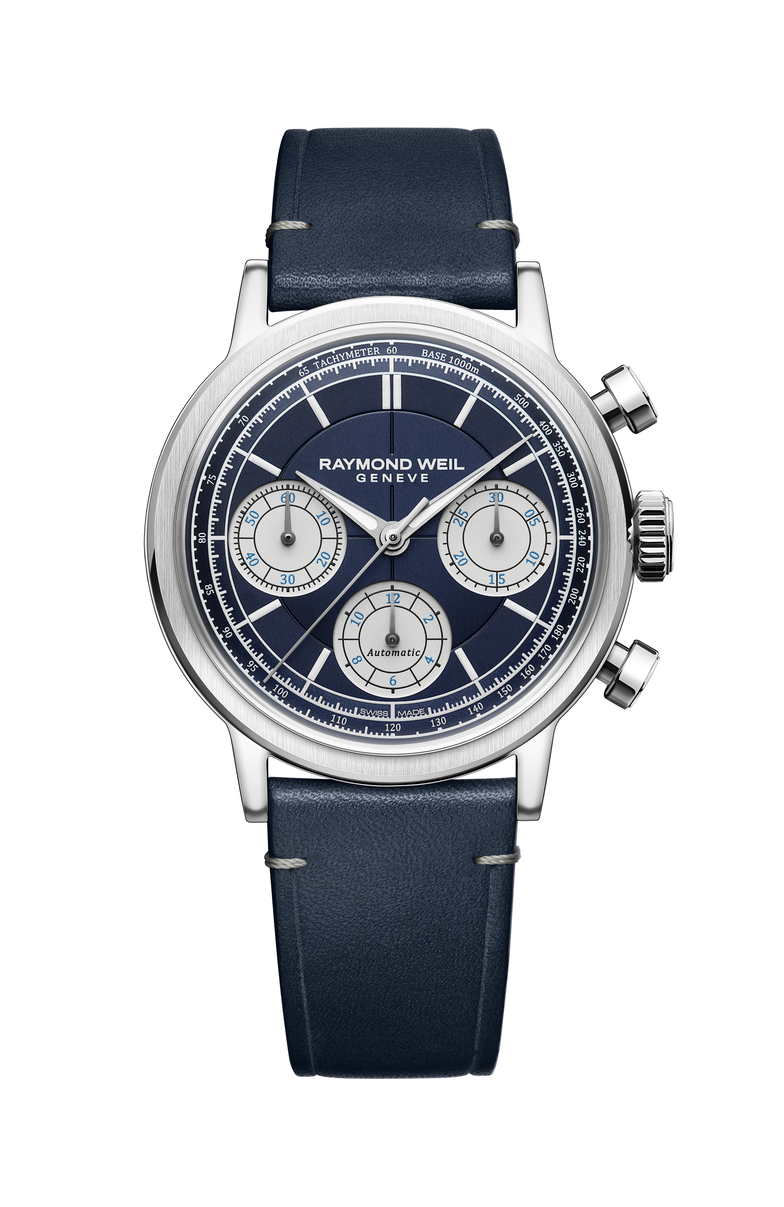 Millesime Automatic Chronograph Midnight Blue Dial Watch, 39 mm