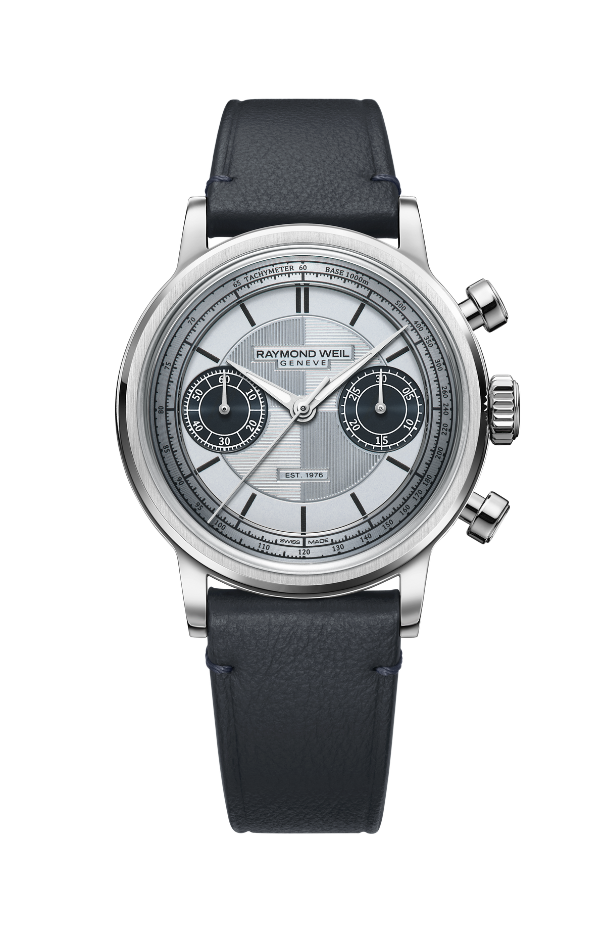 Millesime „Jubilee“ Bi-Compax-Chronograph mit blauem Zifferblatt in limitierter Auflage, 39 mm