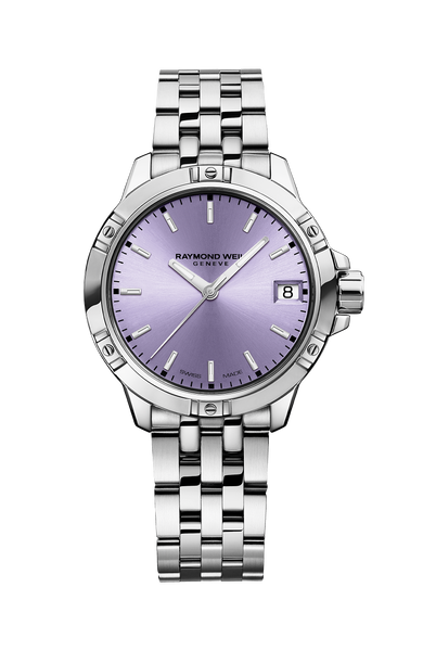 Lavender Dial Stainless Steel Quartz Watch - Tango | RAYMOND WEIL