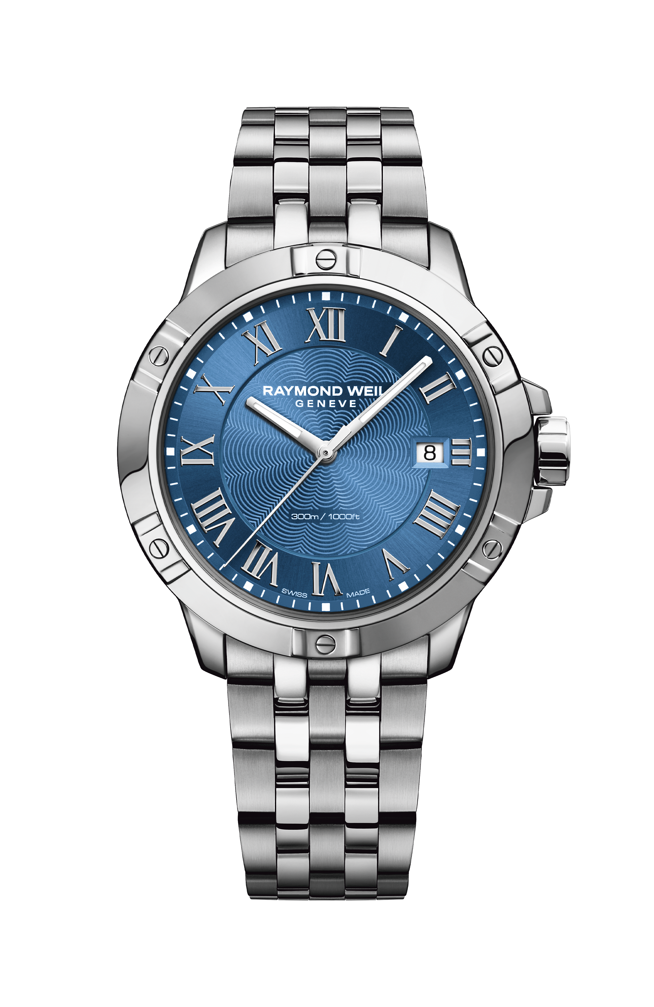 Tango Classic Men's Quartz Steel Blue Bracelet Watch, 41 mm