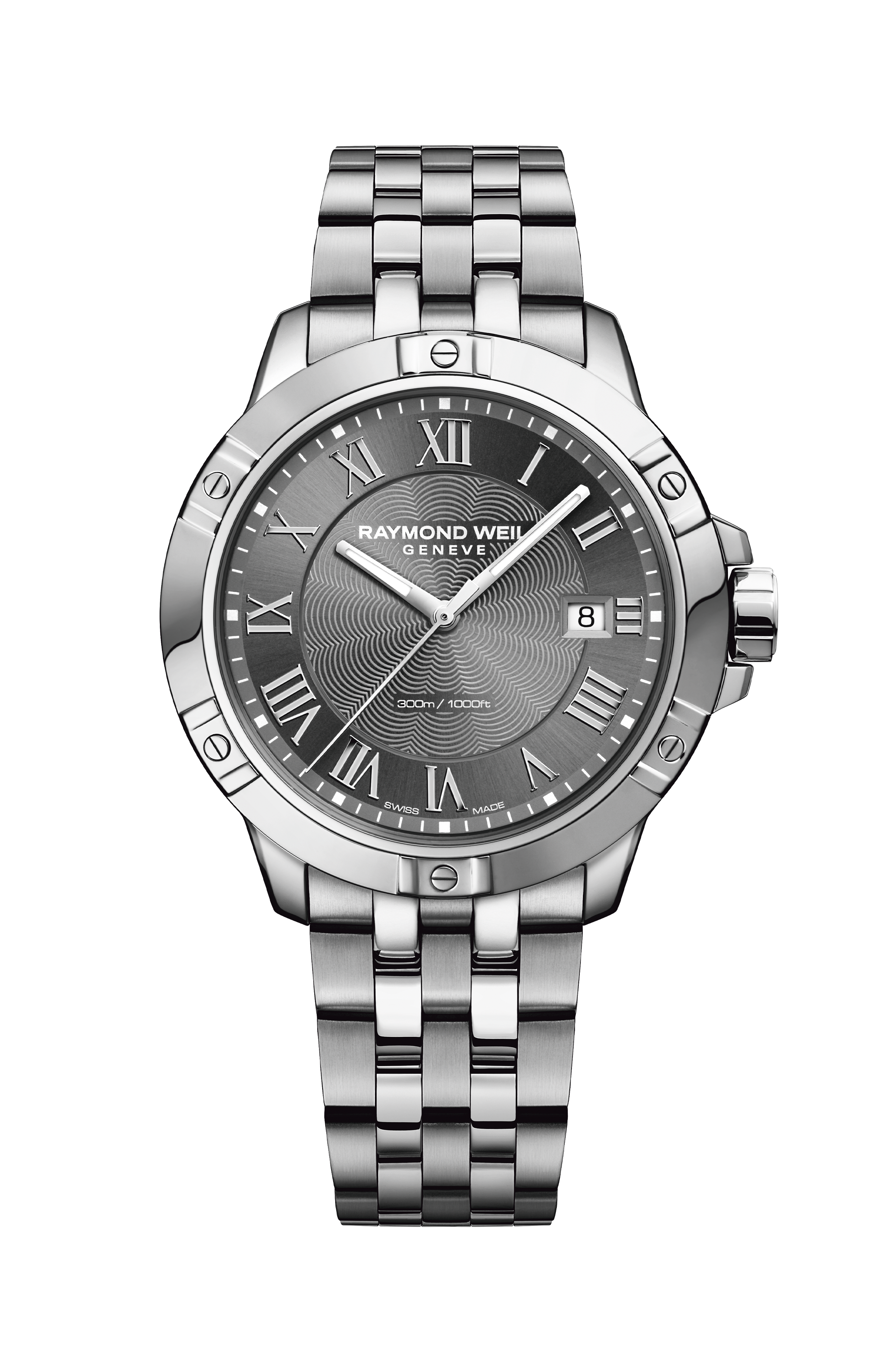 Tango Classic Men's Quartz Grey Dial Bracelet Watch, 41 mm