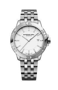 Tango Classic Men's Quartz White Dial Bracelet Watch, 41mm