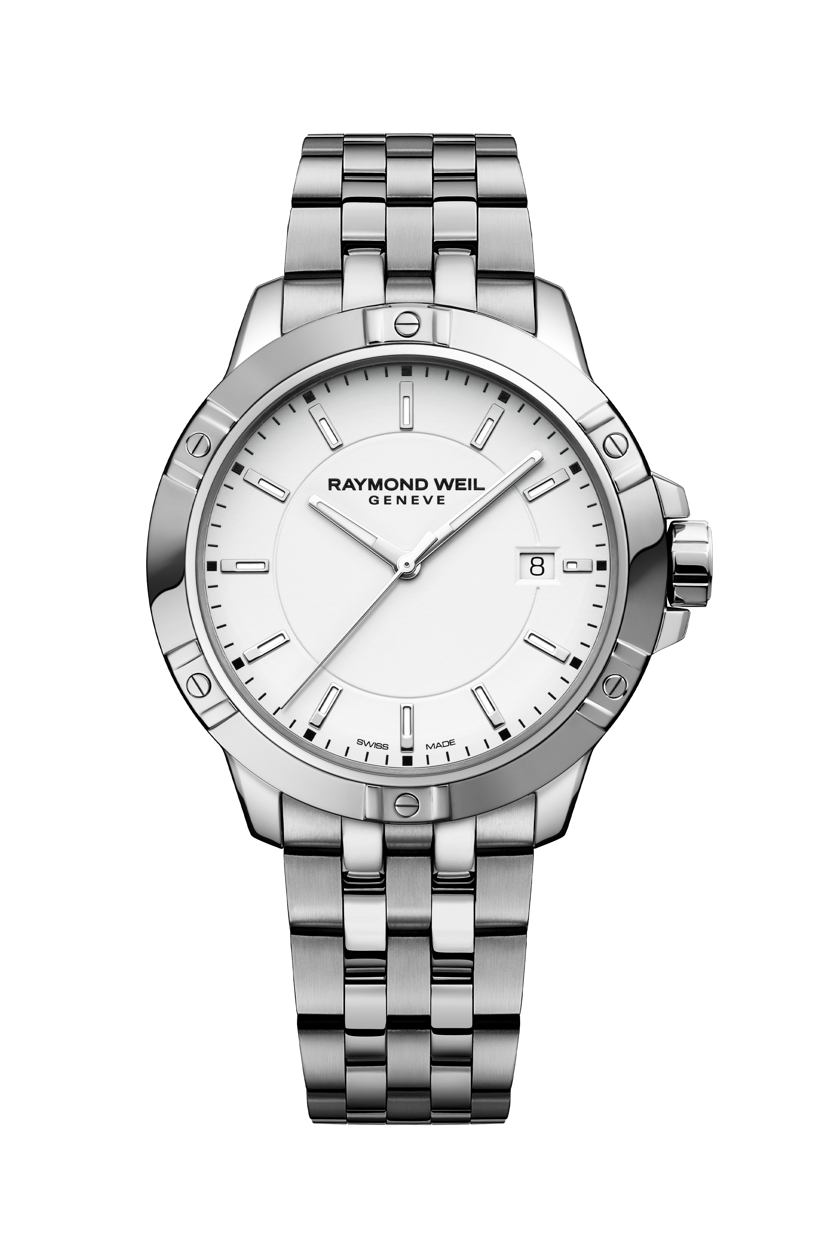 Tango Classic Men's Quartz White Dial Bracelet Watch, 41mm