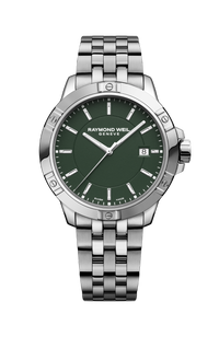Tango Classic Men's Quartz Green Dial Bracelet Watch, 41mm