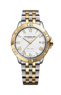 Tango Classic Men's Quartz Two-tone Gold Steel Bracelet Watch, 41mm