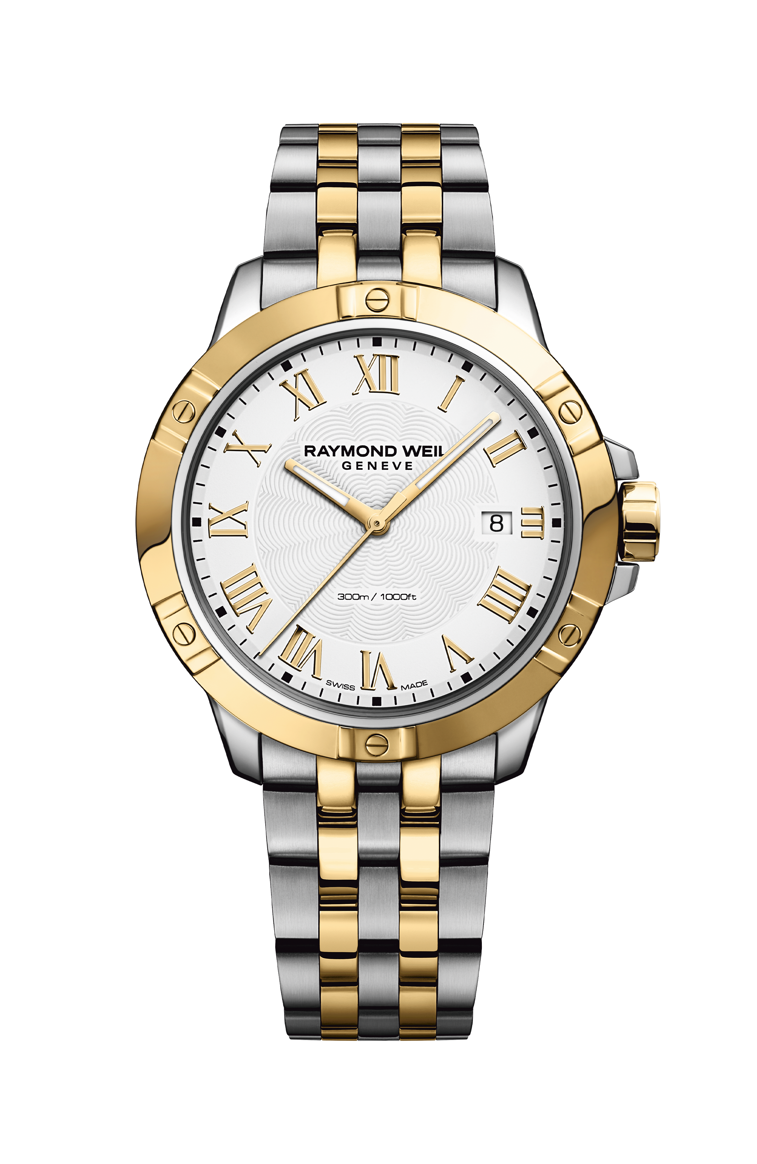 Tango Classic Men's Quartz Two-tone Gold Steel Bracelet Watch, 41mm