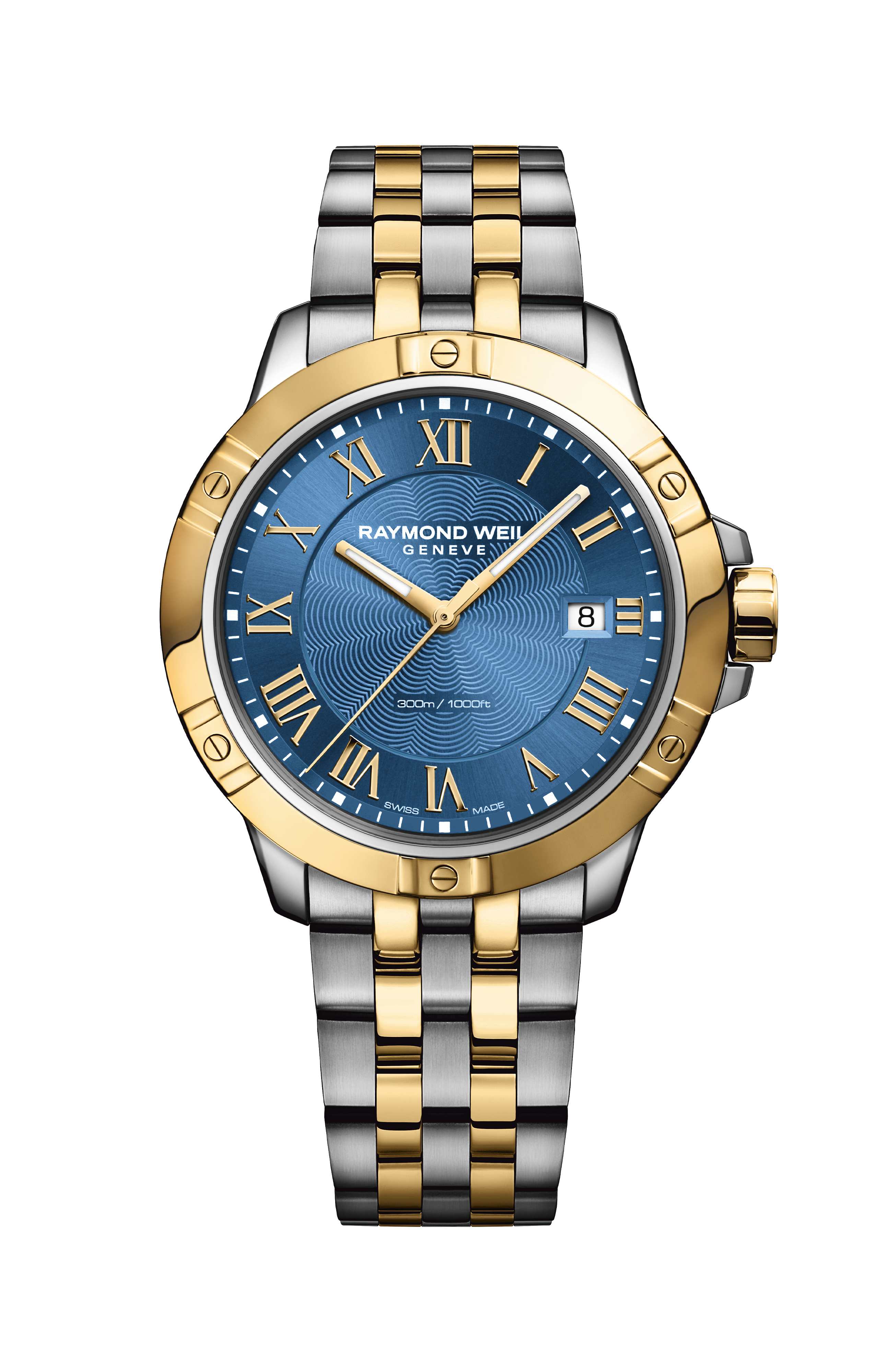 Tango Classic Men's Quartz Two-tone Gold Steel Bracelet Watch, 41 mm