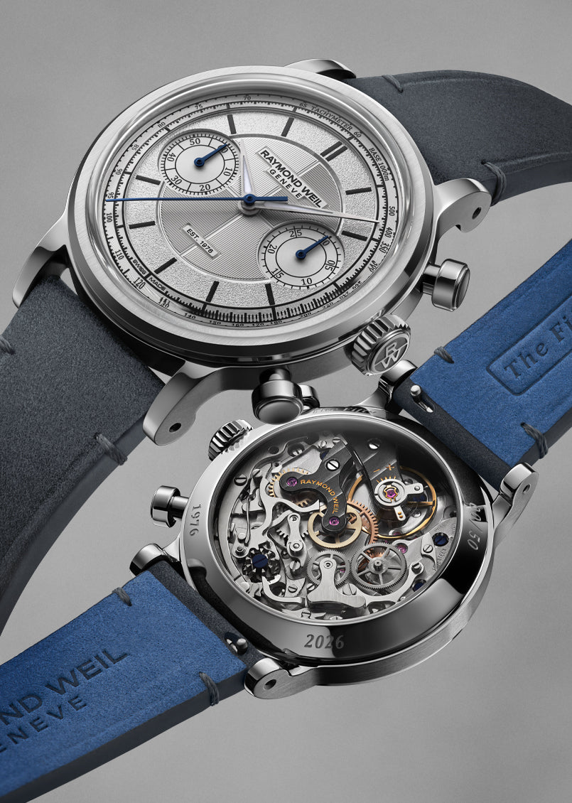 Millesime 'The Fifty' Limited Edition Chronograph Bi-Compax Watch