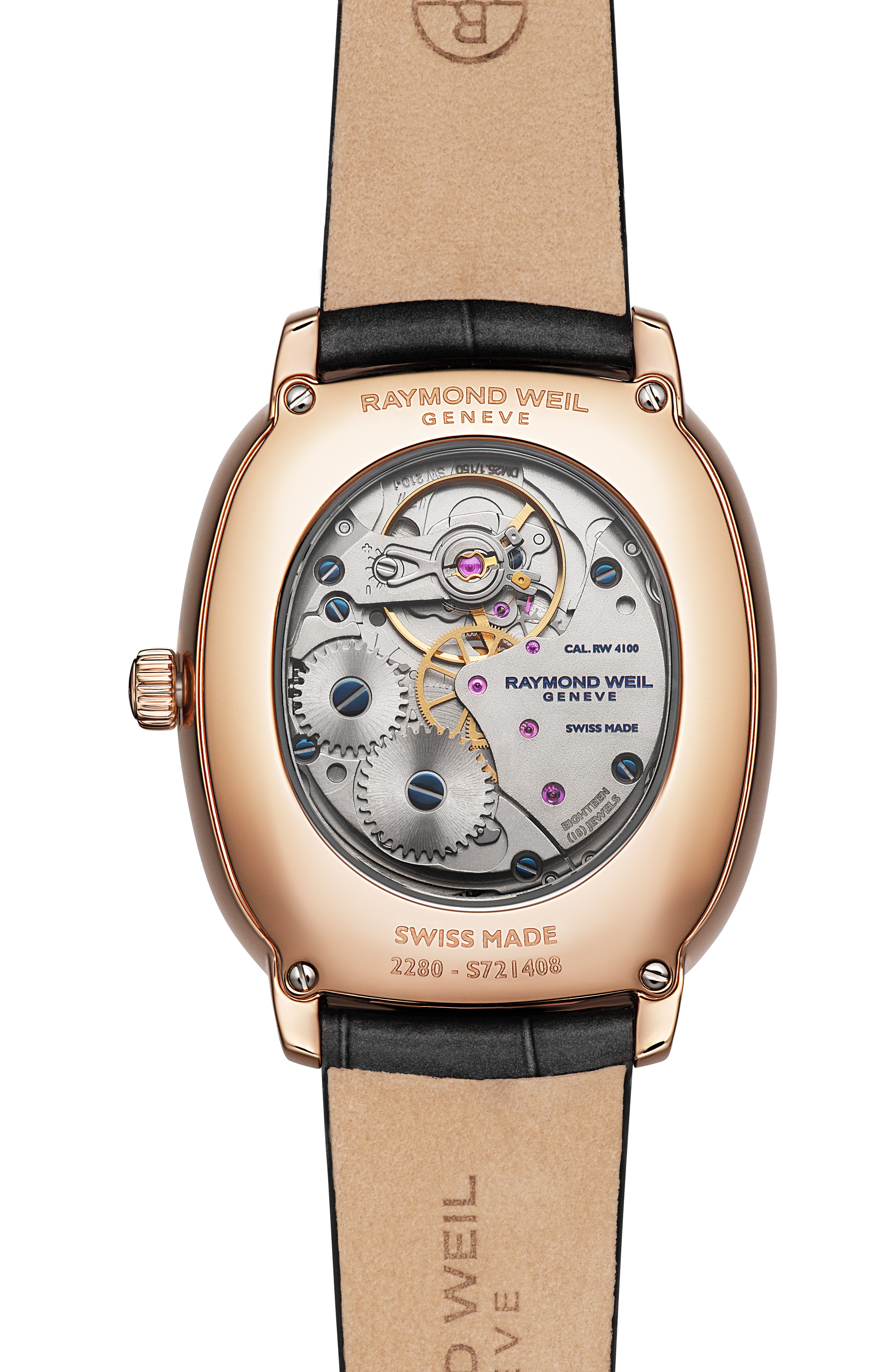 Toccata Heritage Red grape dial Mechanical Watch, 33 x 38 mm