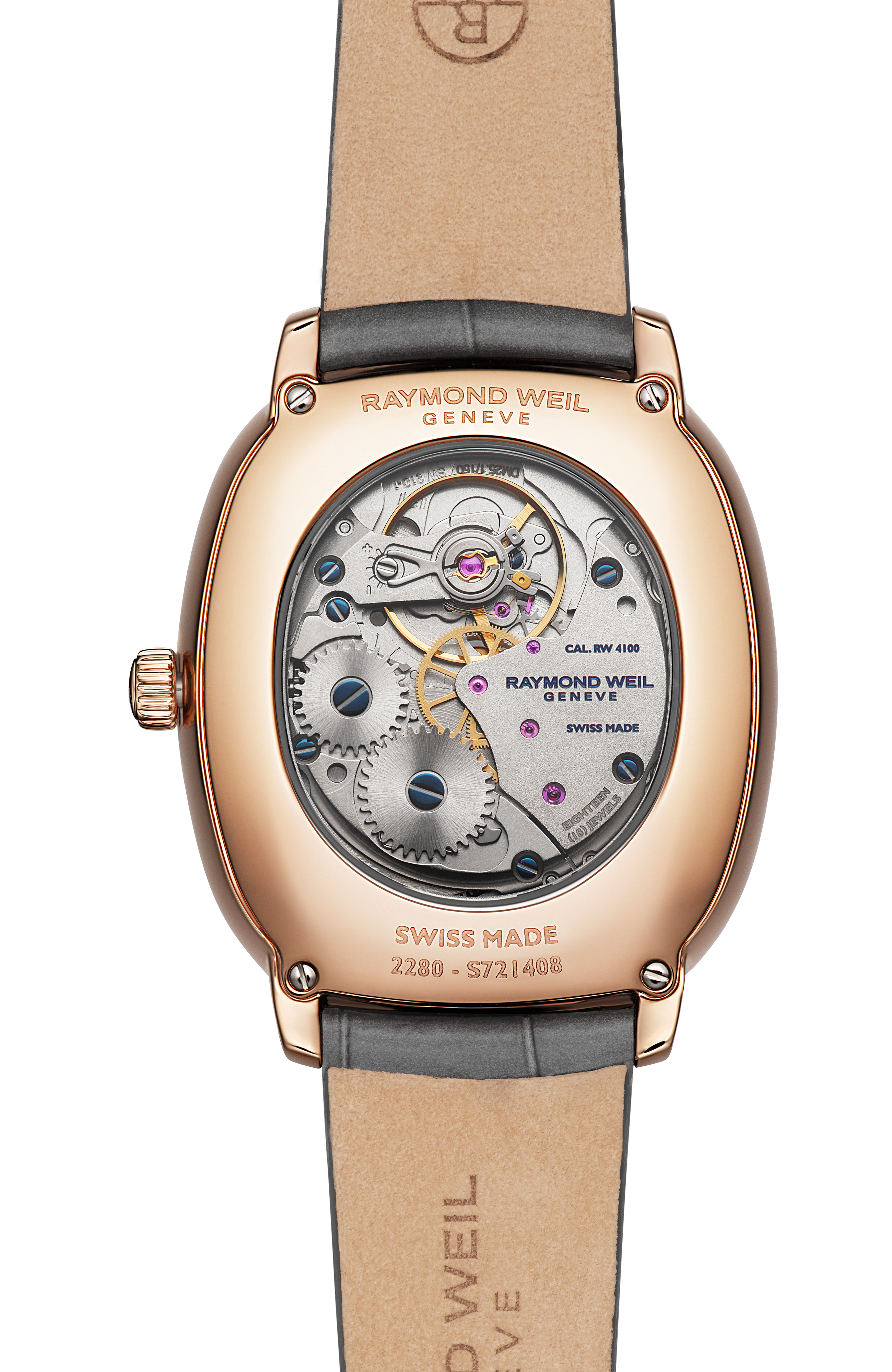 Montre mécanique Toccata Heritage cadran cuivre, 33 x 38 mm