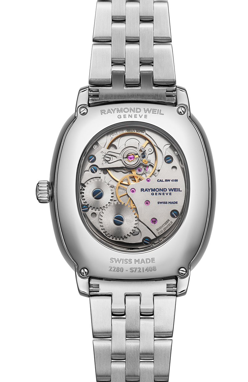 Toccata Heritage Blue dial Mechanical Bracelet Watch, 33 x 38 mm