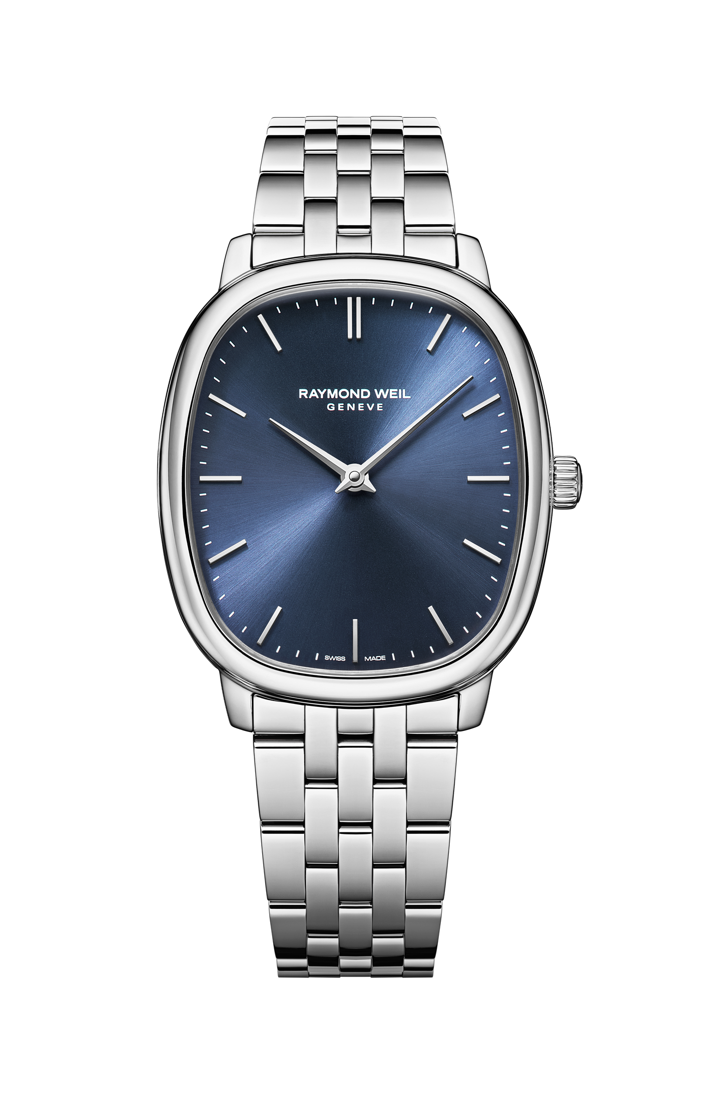 Toccata Heritage Blue dial Mechanical Bracelet Watch, 33 x 38 mm
