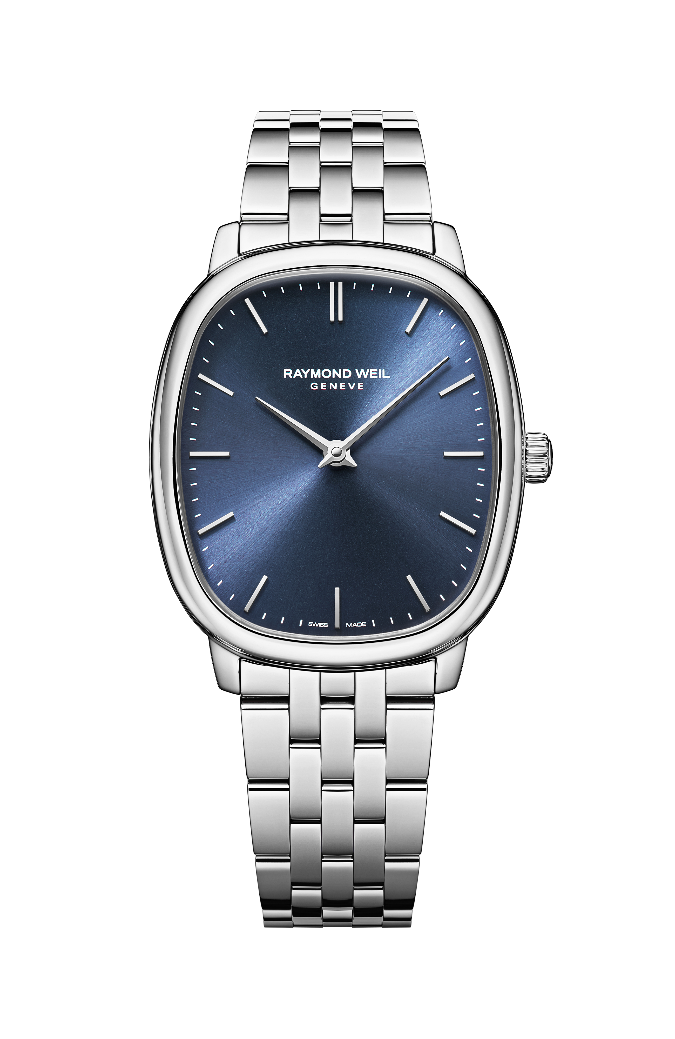 Toccata Heritage Blue dial Mechanical Bracelet Watch, 33 x 38 mm