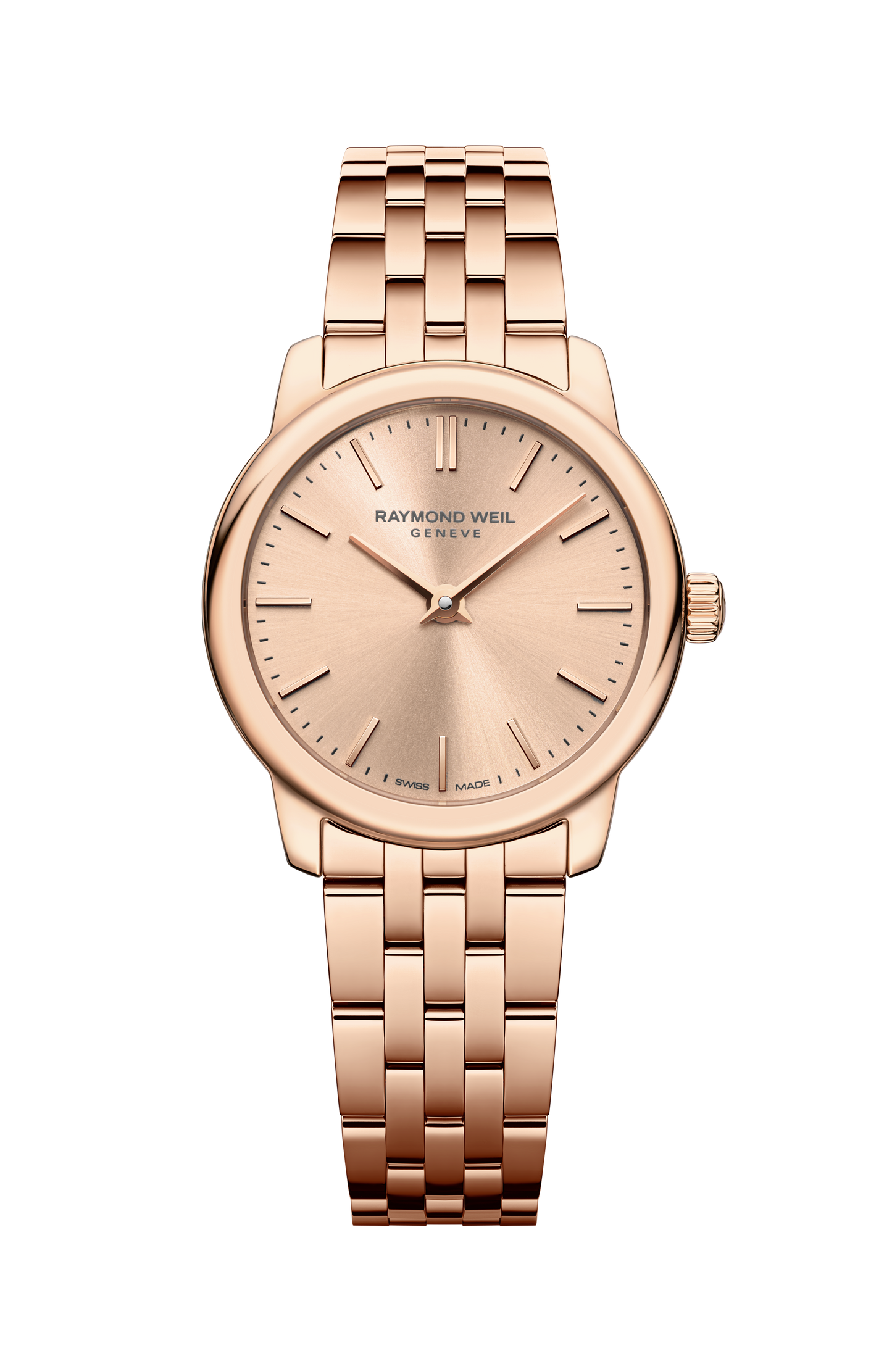 Toccata Ladies Classic Stainless Steel Rose Gold Dial Quartz Watch, 24 mm