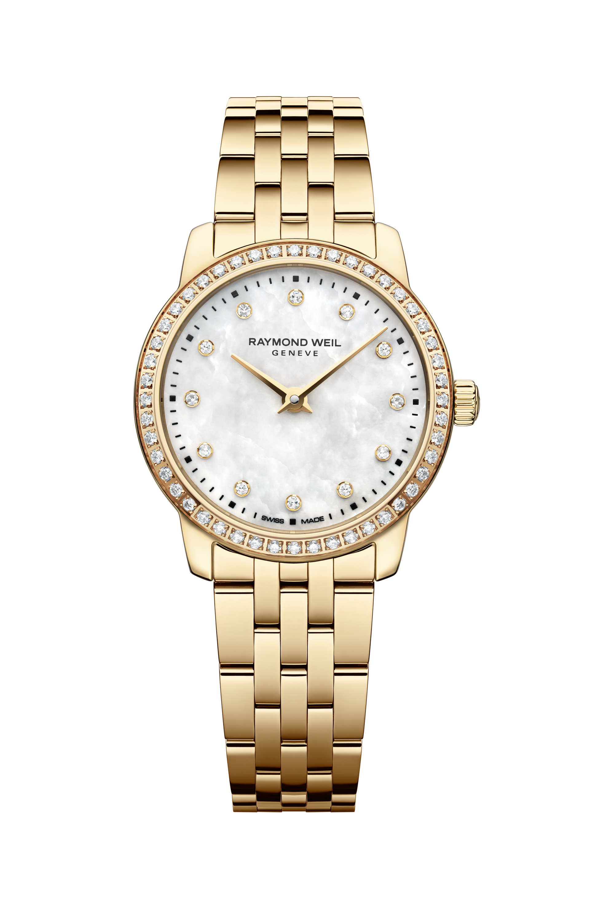 Classic Ladies Gold 60 Diamond Quartz Watch - Toccata | RAYMOND WEIL