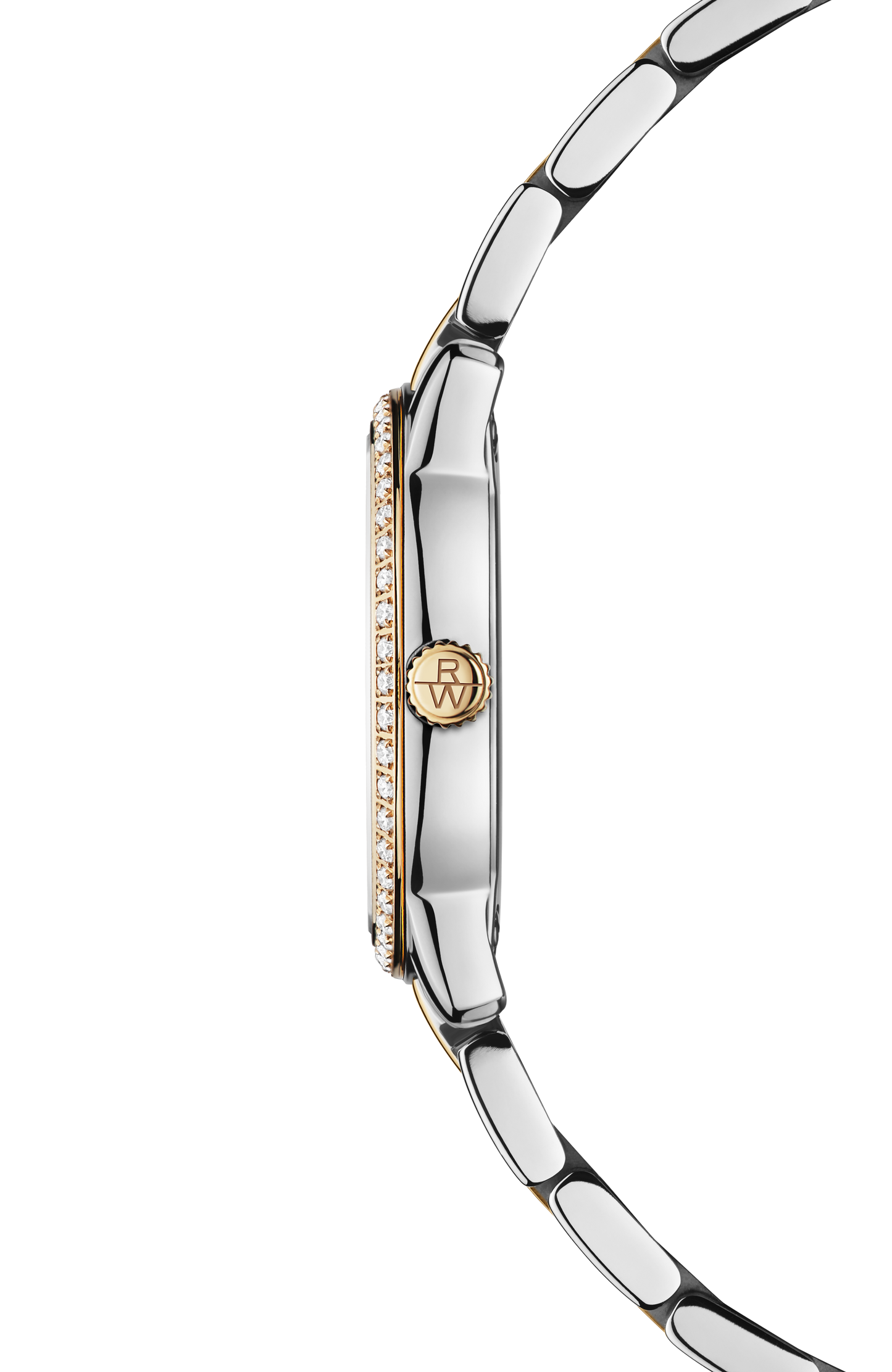 托卡塔系列经典女士60钻精钢间金石英腕表，24 毫米