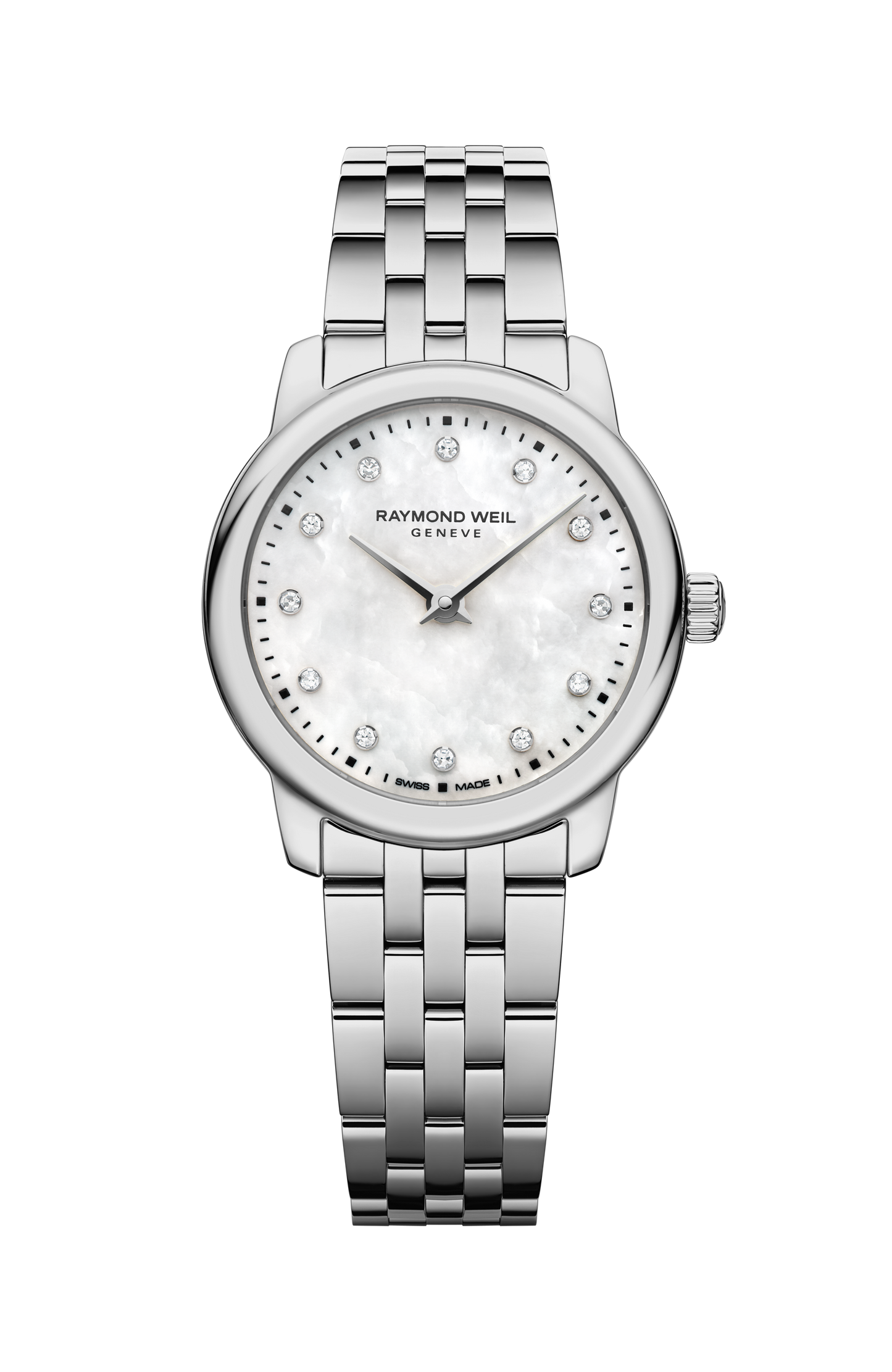 Toccata Classic Quarzuhr für Damen mit Diamanten aus Edelstahl, 24 mm