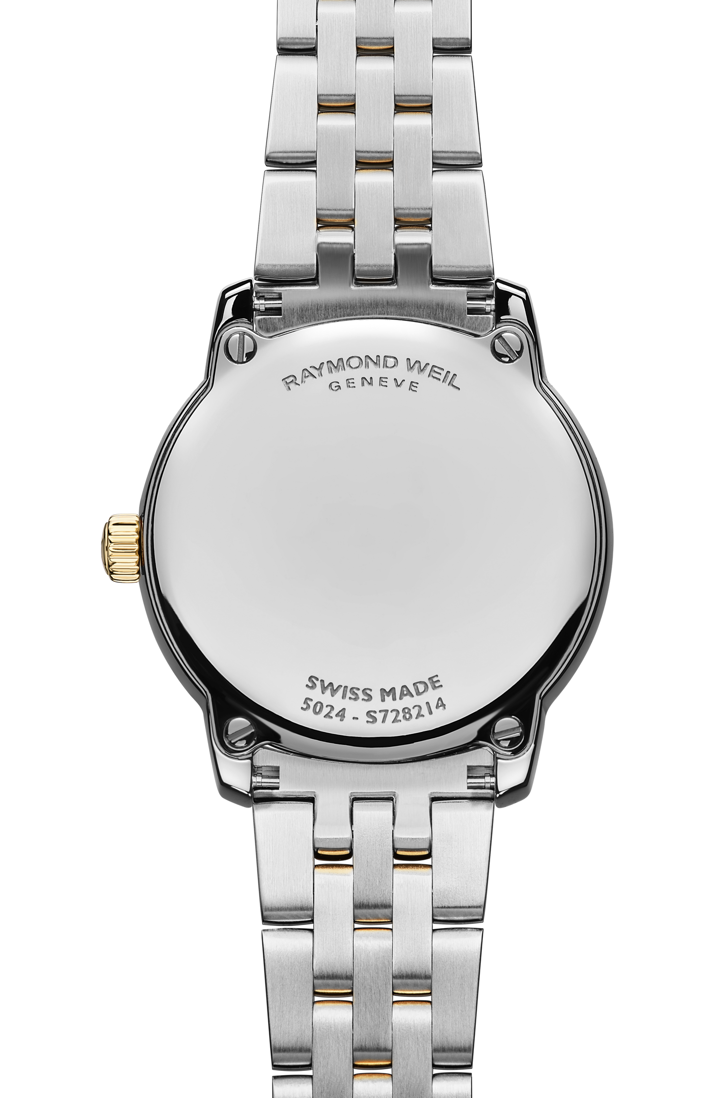 Toccata Classic Zweifarbige Quarzuhr für Damen mit Diamanten, vergoldeter Stahl, 24 mm