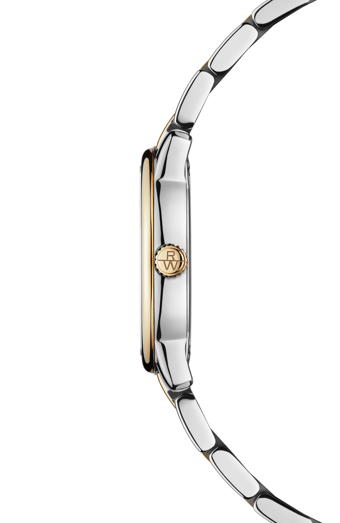 Toccata Classic Zweifarbige Quarzuhr für Damen mit Diamanten, vergoldeter Stahl, 24 mm