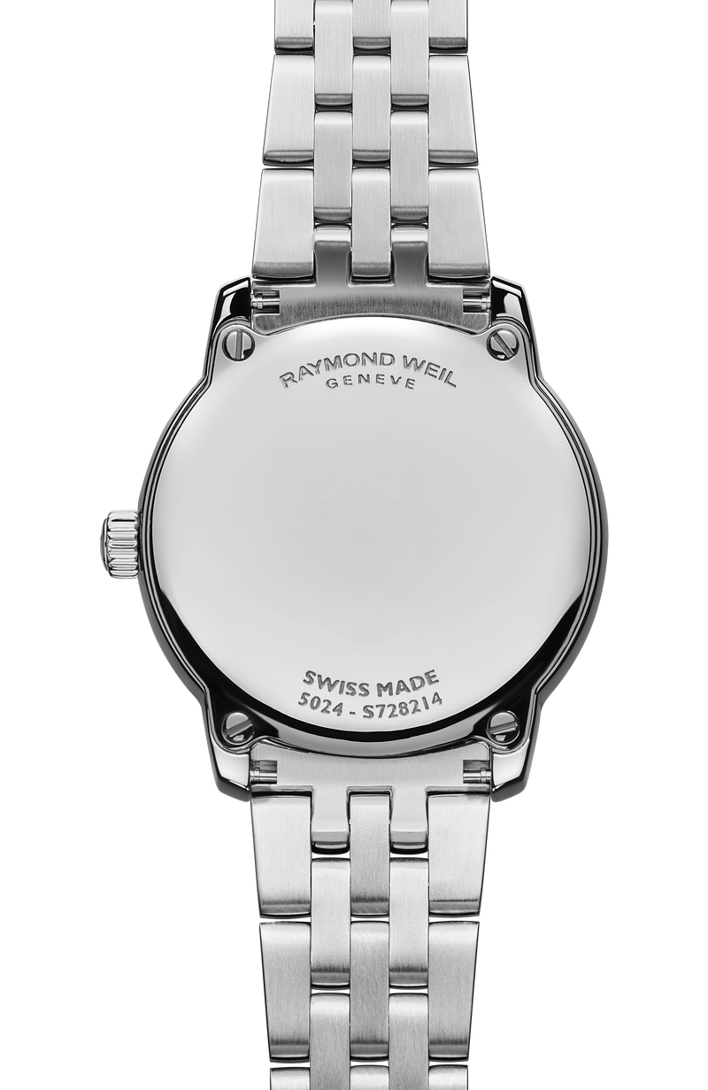 Montre à quartz et diamants cadran noir Toccata classique pour femme, 24 mm
