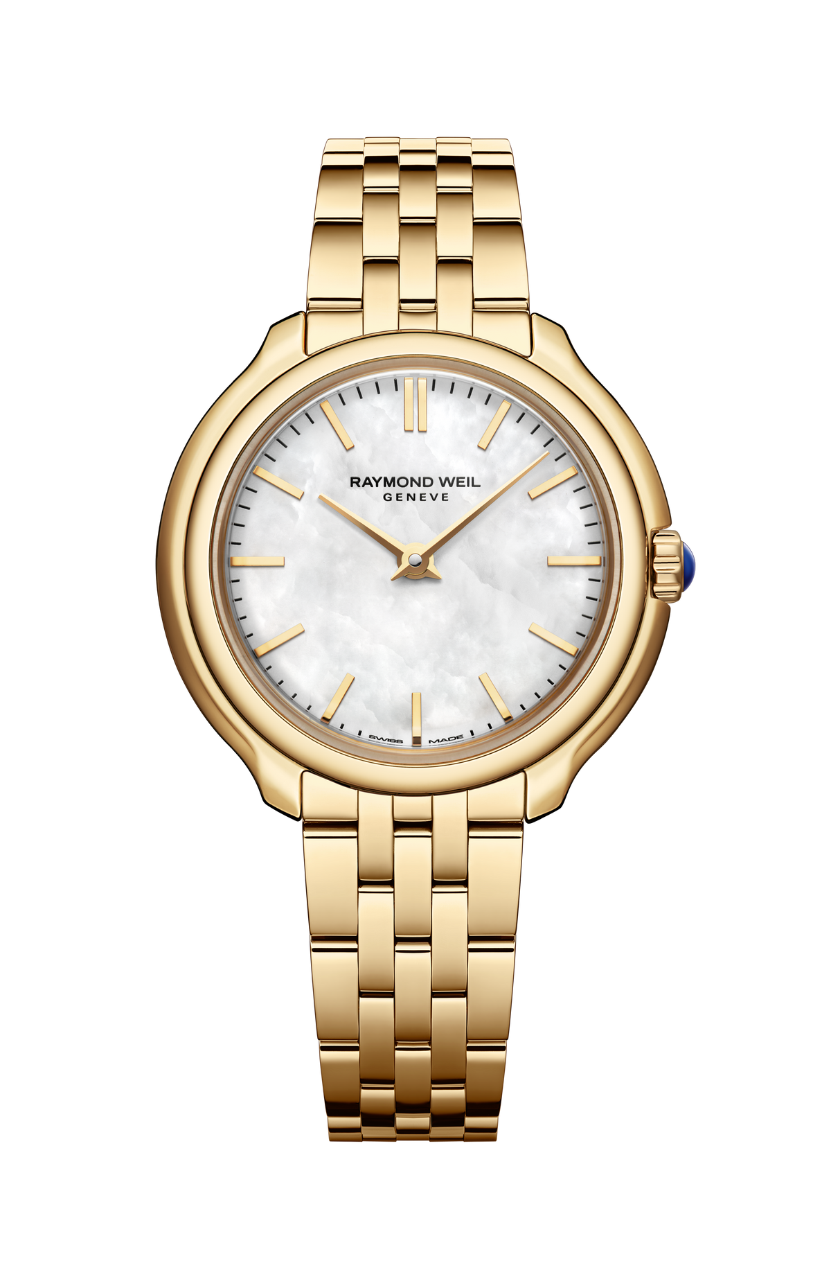 Toccata Ladies Heritage Yellow Gold PVD White Mother-of-Pearl Quartz Watch, 28 mm