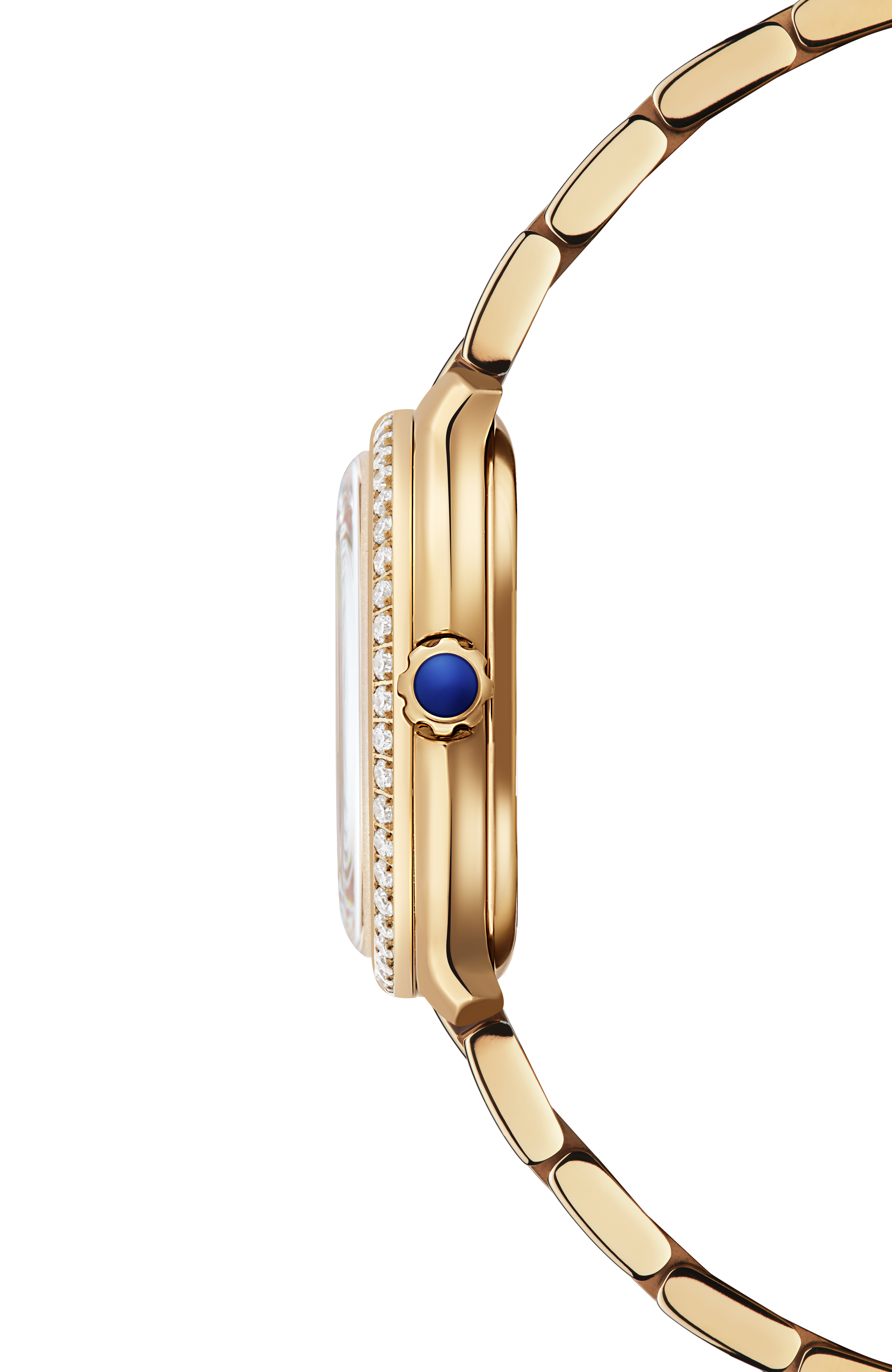 Toccata Heritage Quarzuhr für Damen mit Diamanten, Gelbgold-PVD und silberfarbenem Zifferblatt, 28 mm