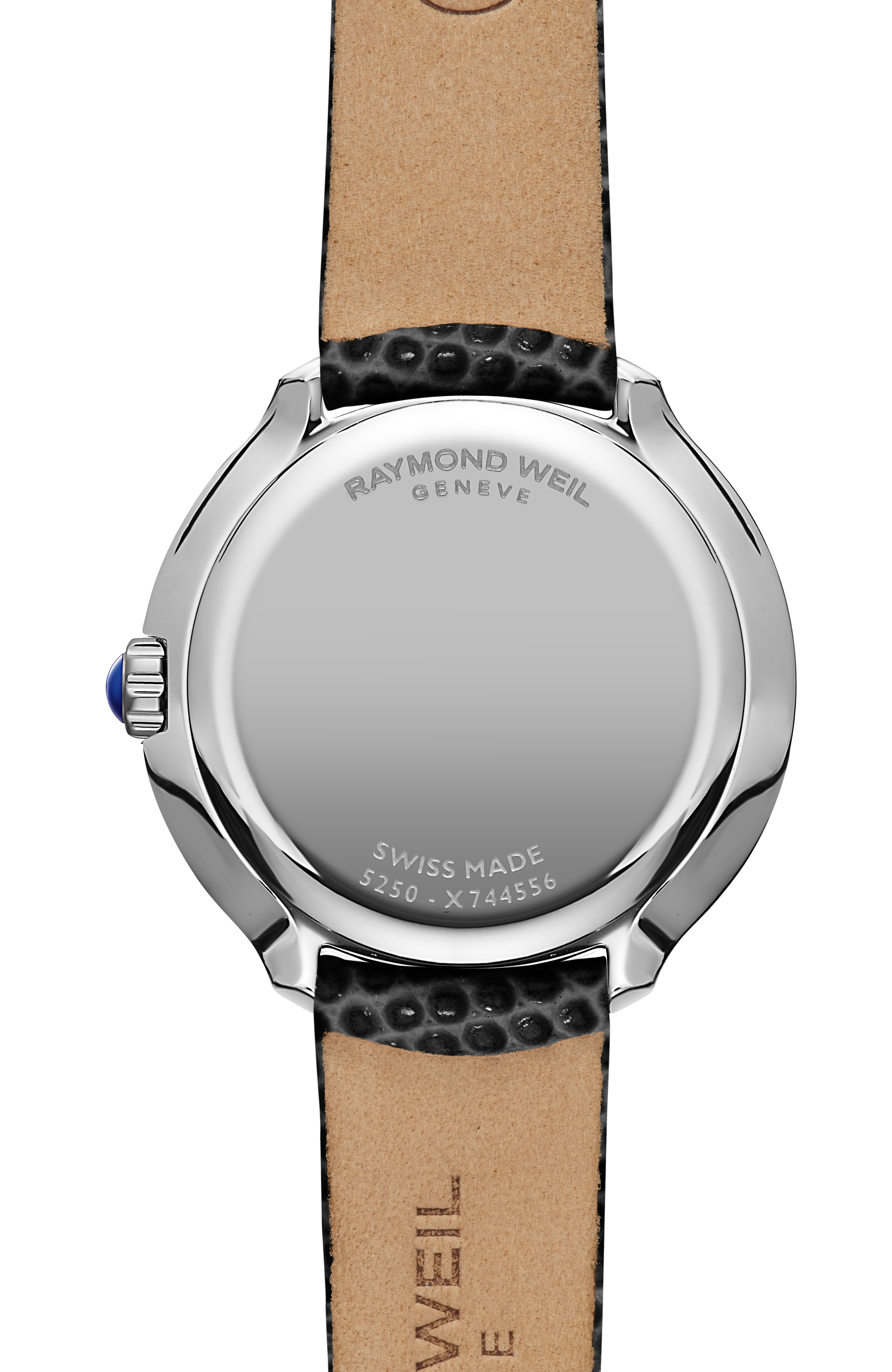 Toccata Heritage Quarzuhr für Damen mit Diamanten, schwarzem Zifferblatt und Lederarmband, 28 mm