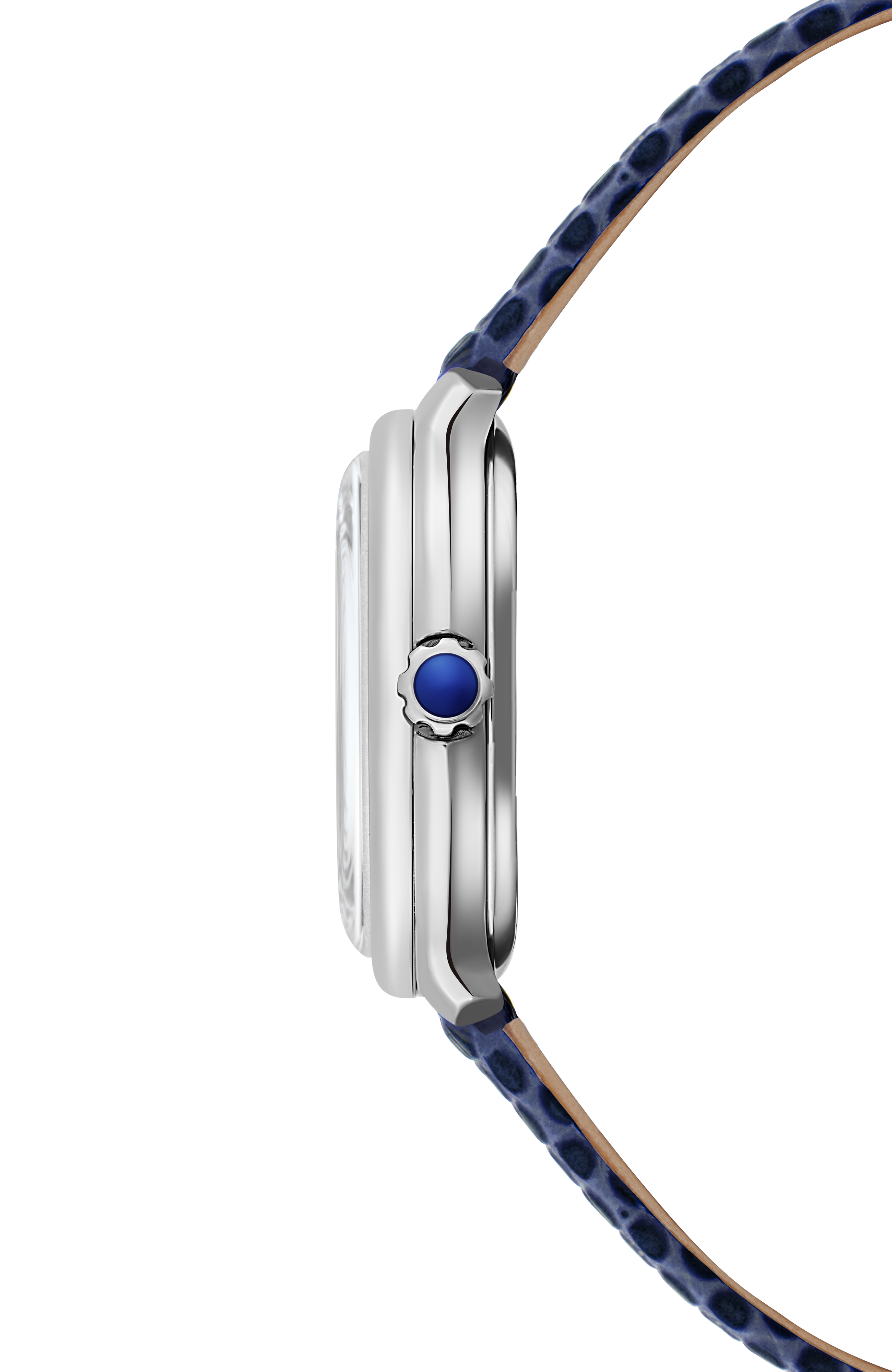 Toccata Heritage Quarzuhr für Damen aus Edelstahl mit silberfarbenem Zifferblatt und Lederarmband, 28 mm