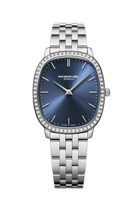 Toccata Heritage Blue Dial Quartz Diamonds Bracelet Watch, 31 x 36 mm